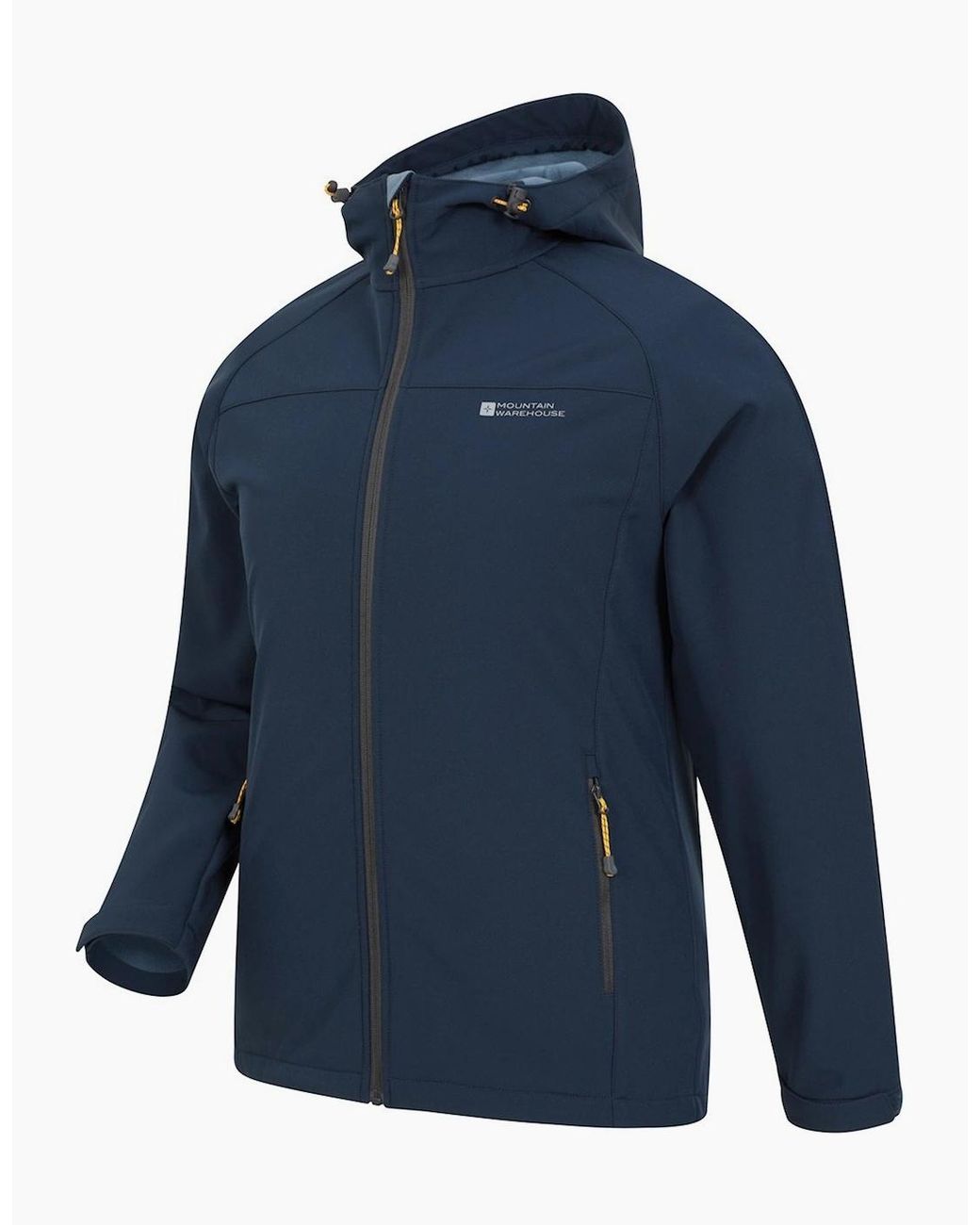 Mountain Warehouse Blue Exodus Waterproof Soft Shell Jacket for men