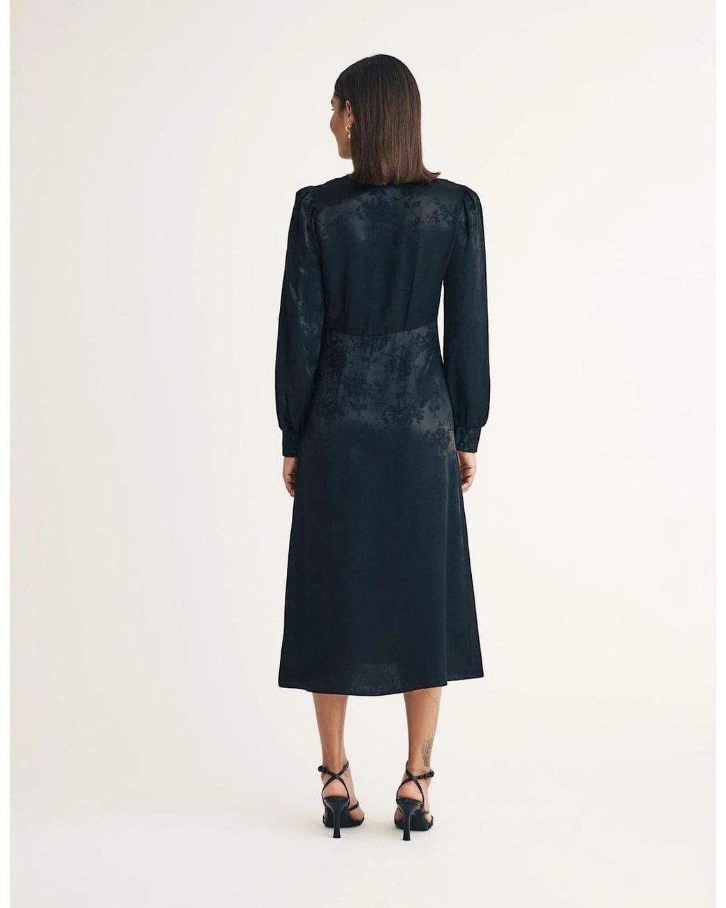 Nobody's Child Black Tasha Midi Dress