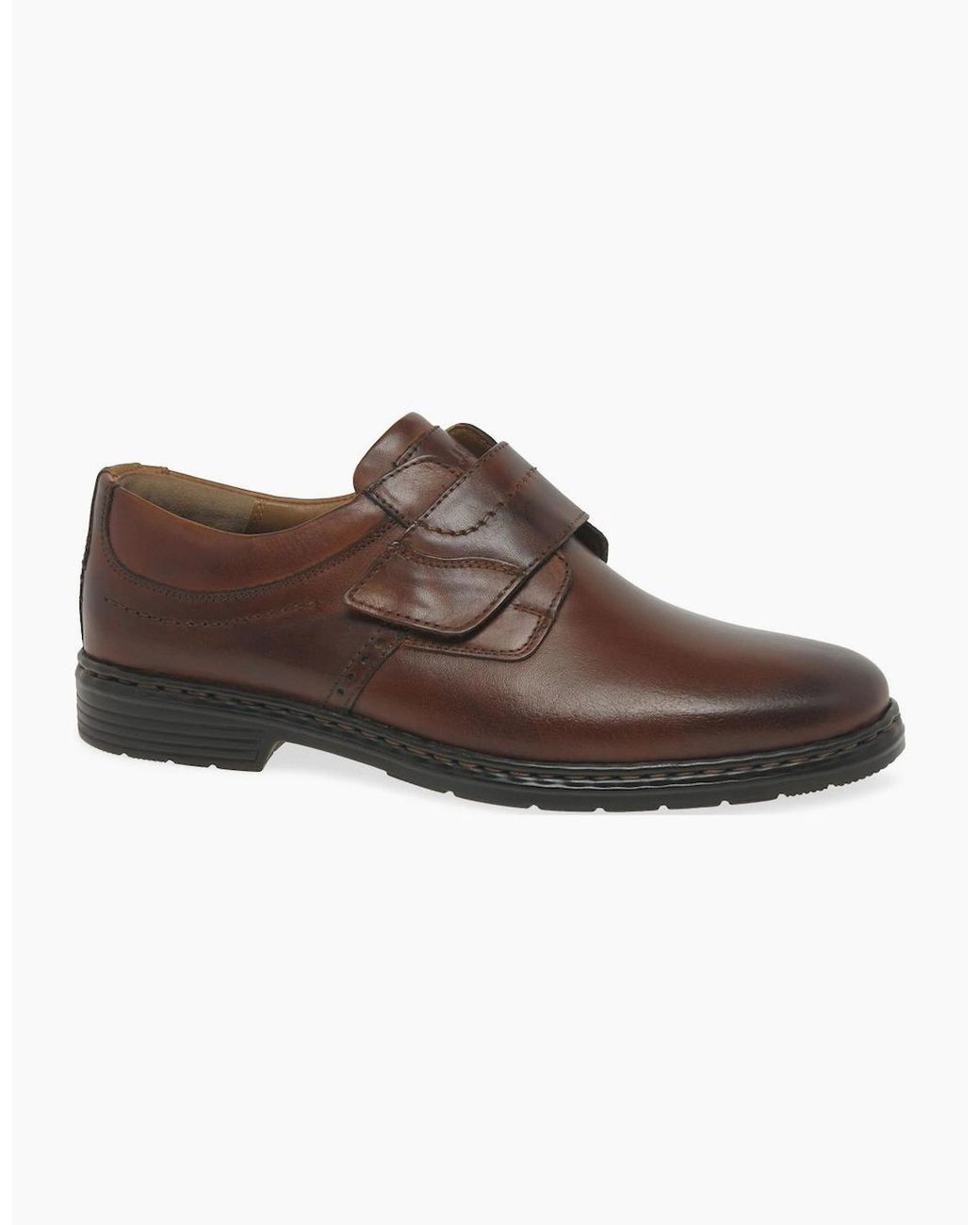 Josef Seibel Brown Alastair 16 Riptape Shoes for men
