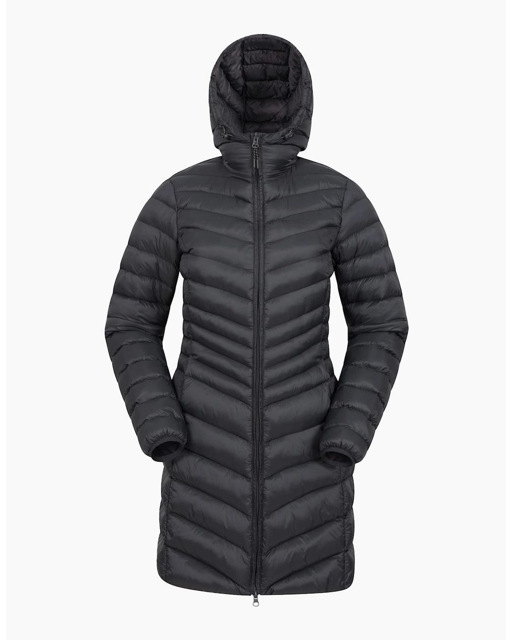 Mountain Warehouse Blue Ladies Florence Long Padded Jacket