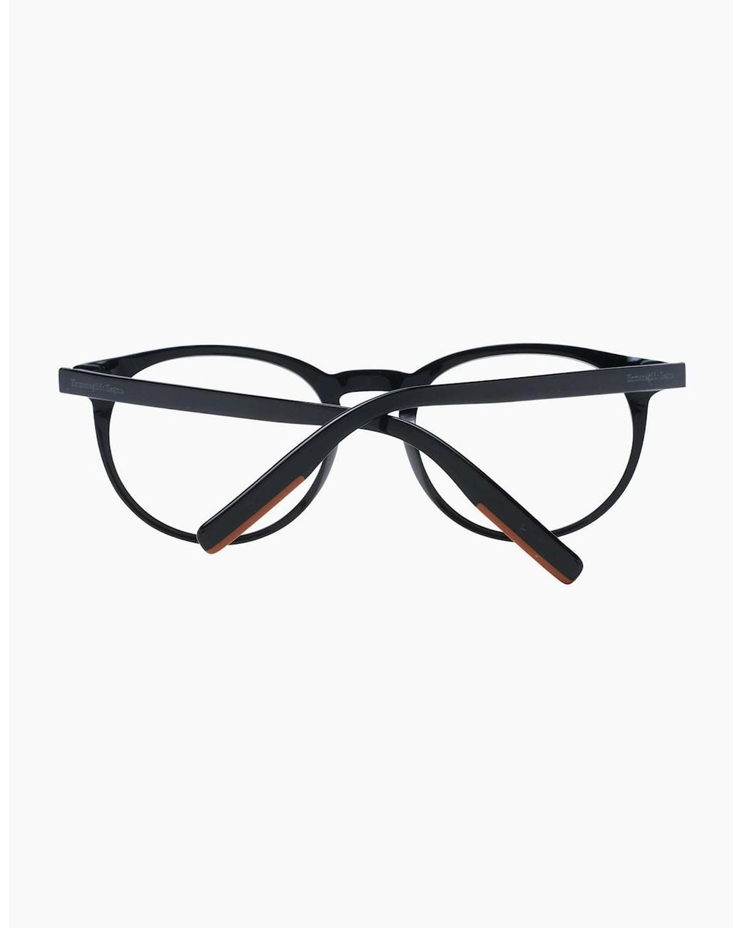 Zegna Black Optical Frame Ez5214 001 52 for men