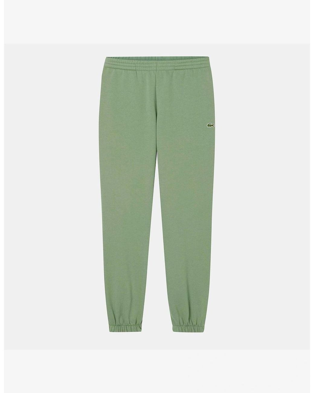 Lacoste Green Basic Fleece Jogging Bottoms for men
