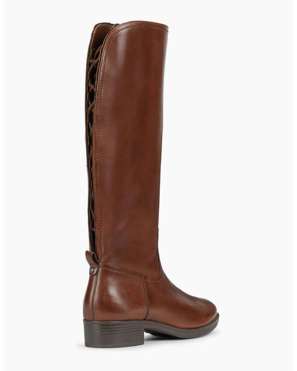 Geox Brown D Felicity Leather Boots