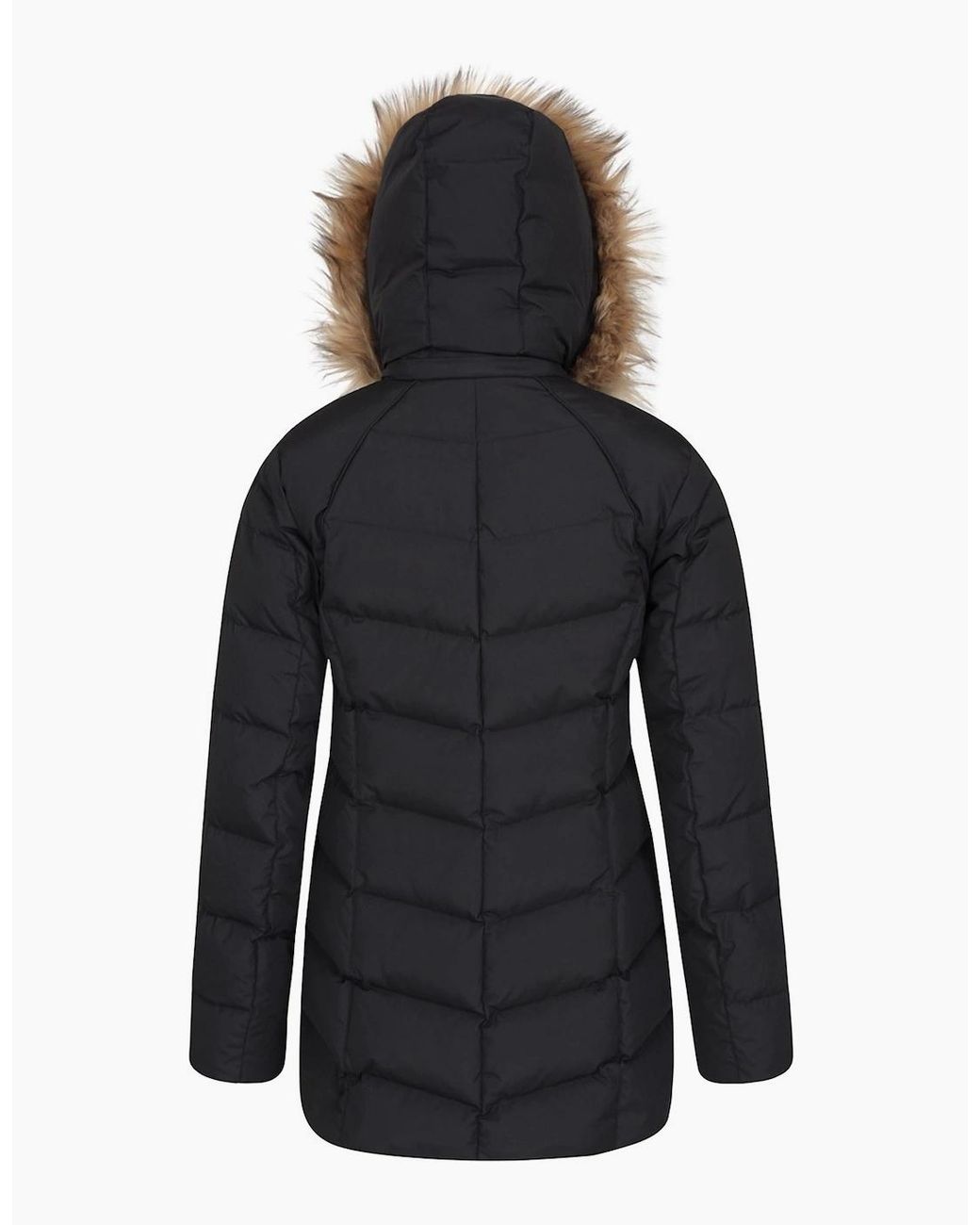 Mountain Warehouse Blue Ladies Isla Ii Long Down Jacket