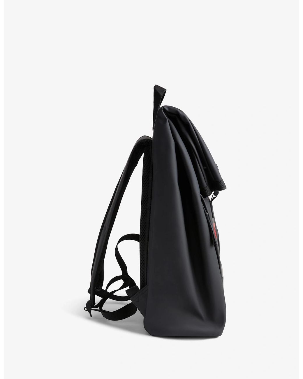 Hunter Black Pentallen Roll Top Clip Backpack