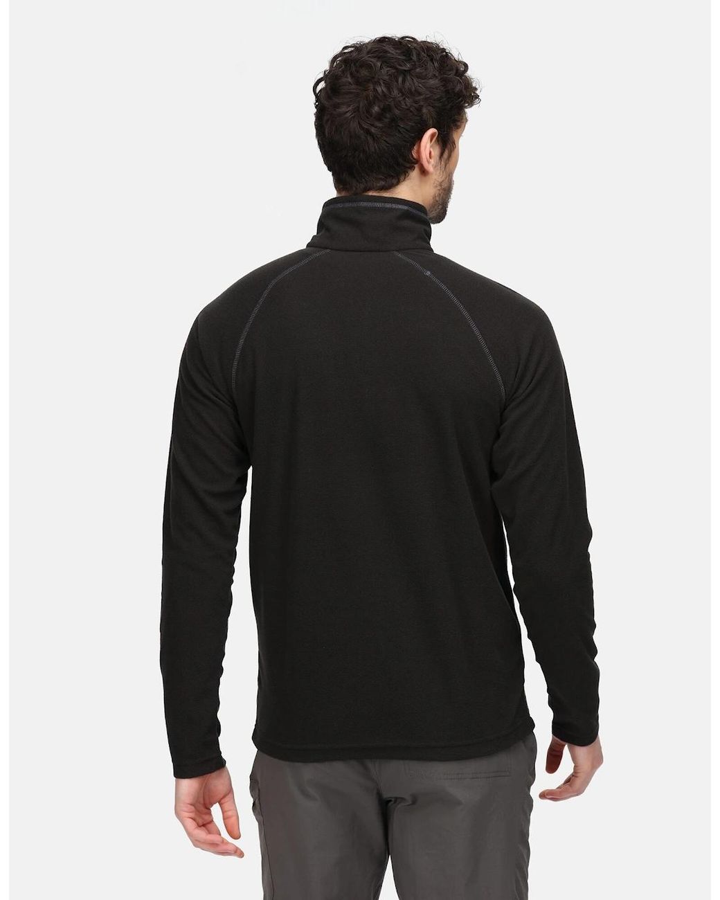Regatta Black Great Outdoors Montes Fleece Top for men