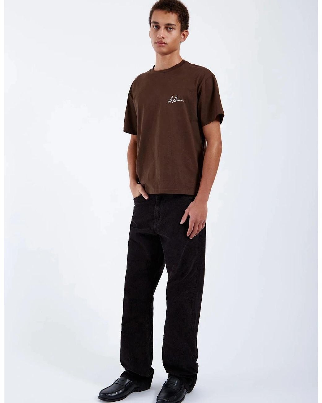Dr. Denim Black Omar Cords for men