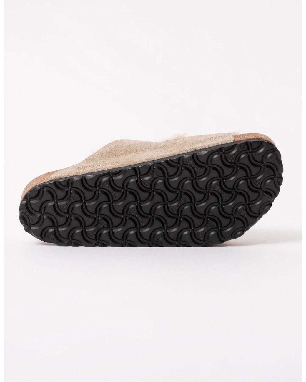 Birkenstock Arizona Natural Vl Shearling Sandals
