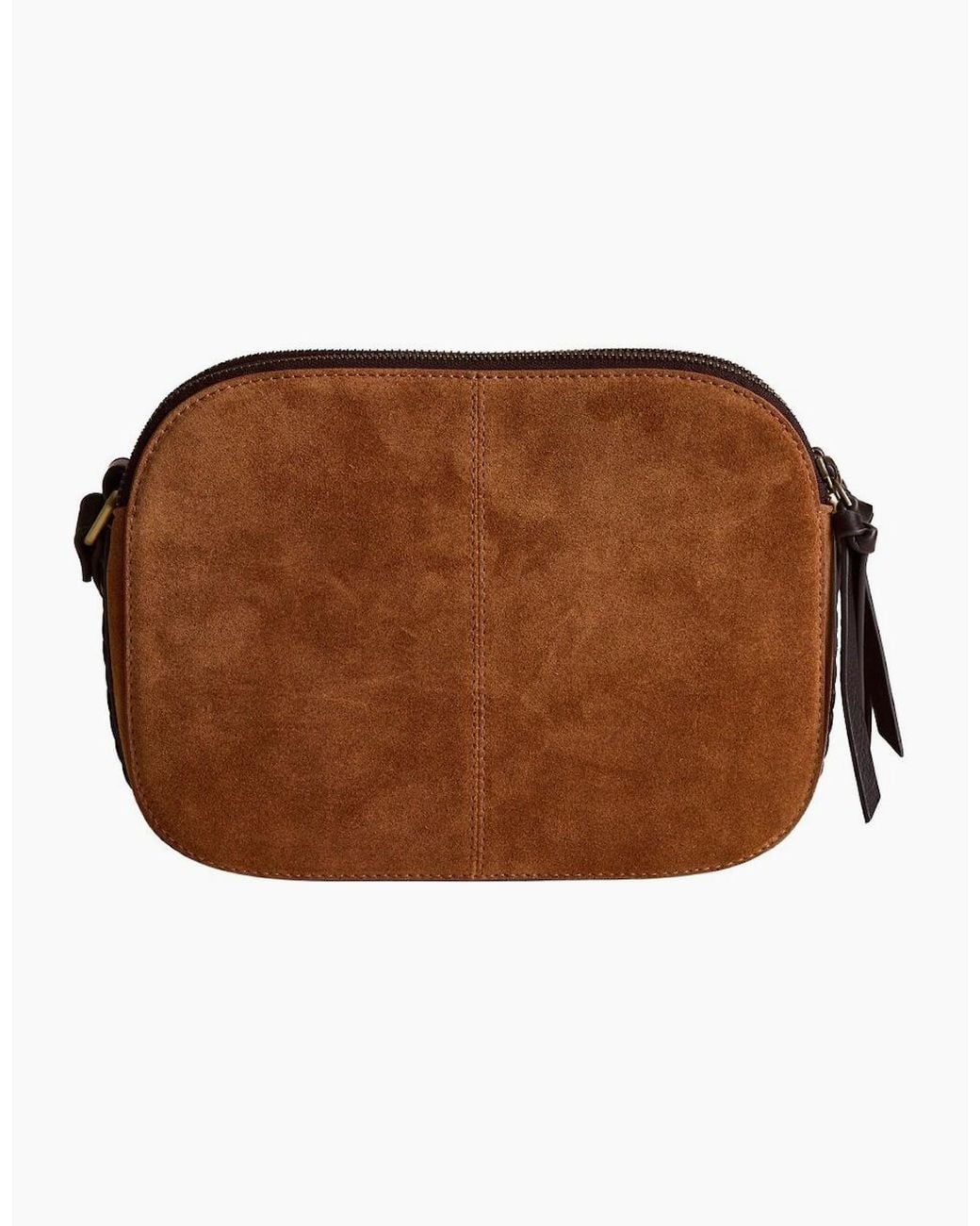 Lakeland Leather Brown Scales Camera Bag