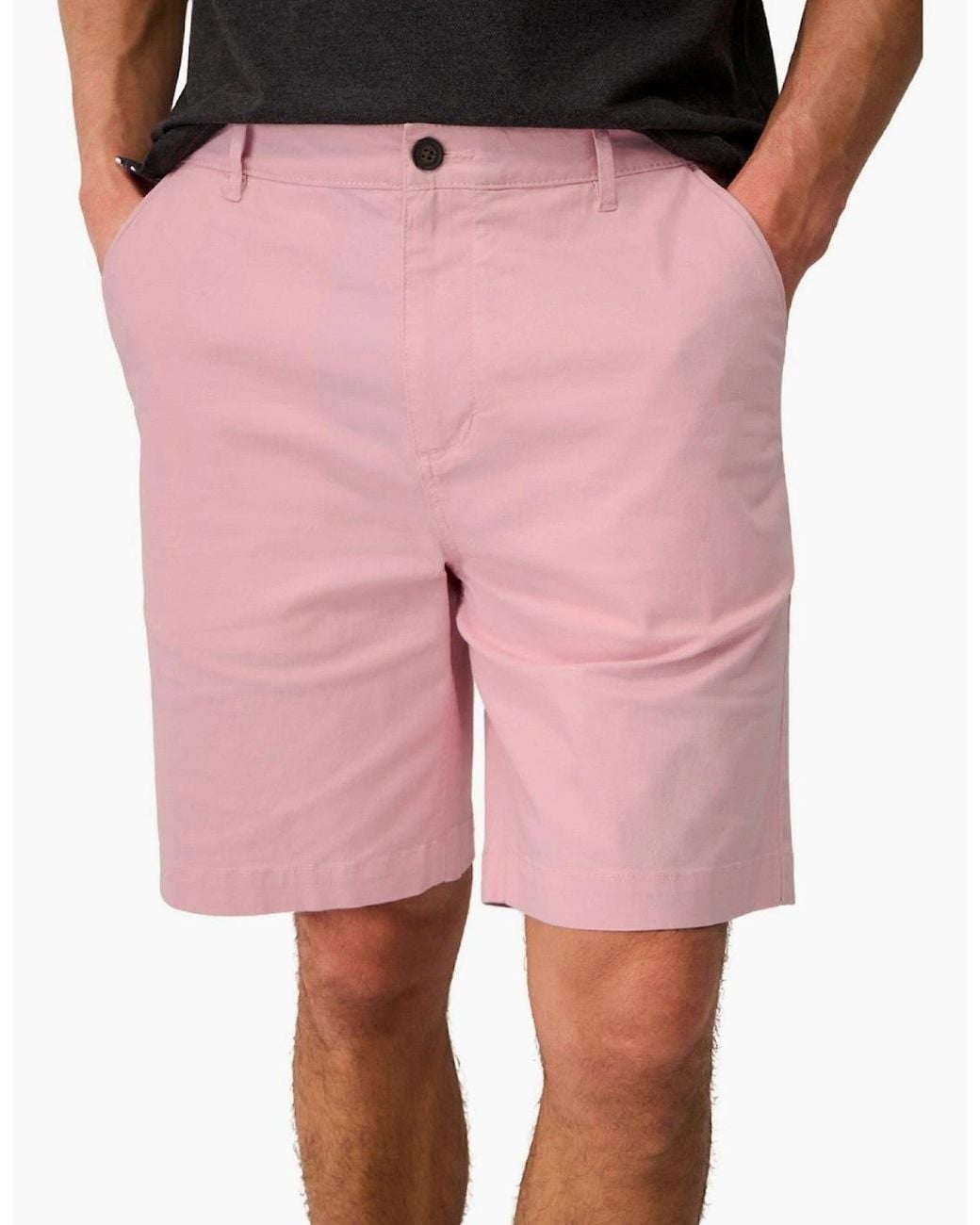 Crew Pink Bermuda Chino Shorts for men
