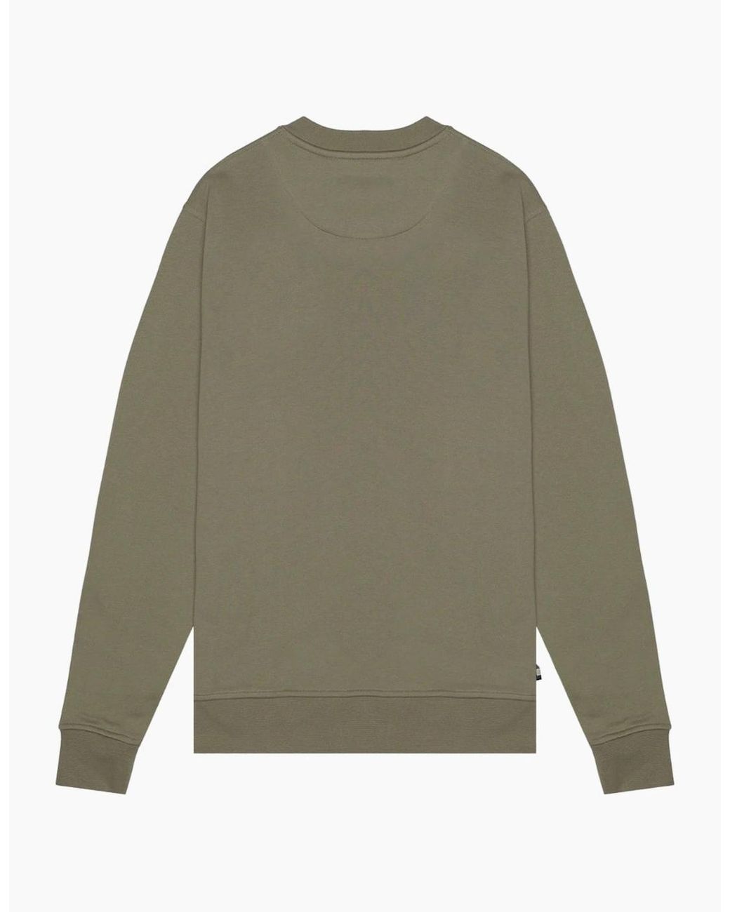 Aquascutum Green Active Big Logo Crewneck Army for men