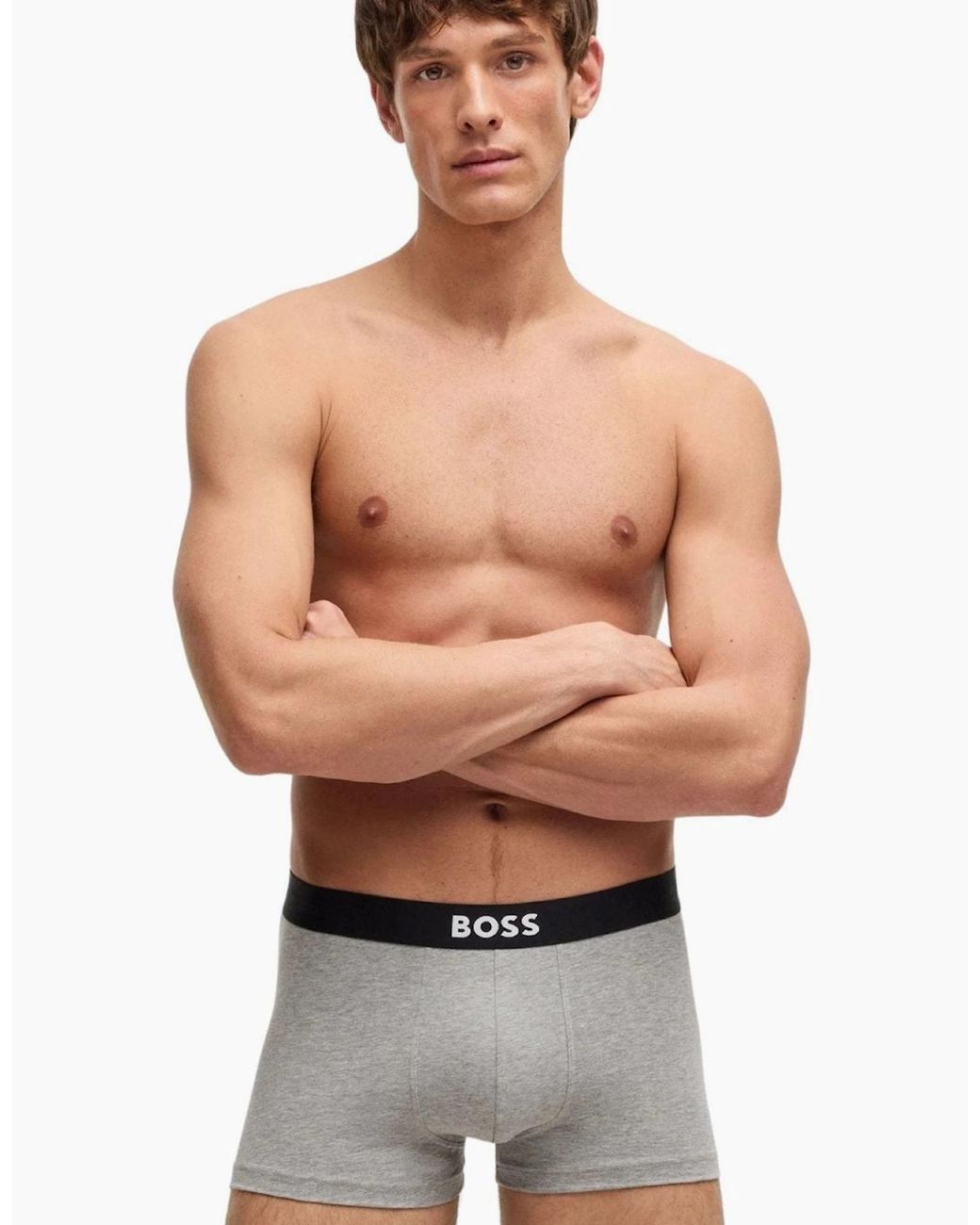 Boss Black 3-Pack Icon Boxer Trunks for men