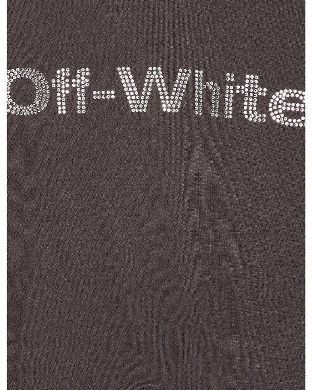 Off-White c/o Virgil Abloh Purple Bling Bounce 90S Fit Tee Dark