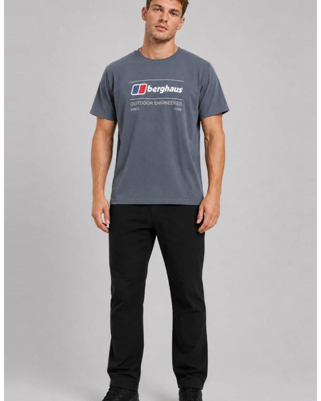Berghaus Blue Outdoor Engineered Graphic T Shirt for men
