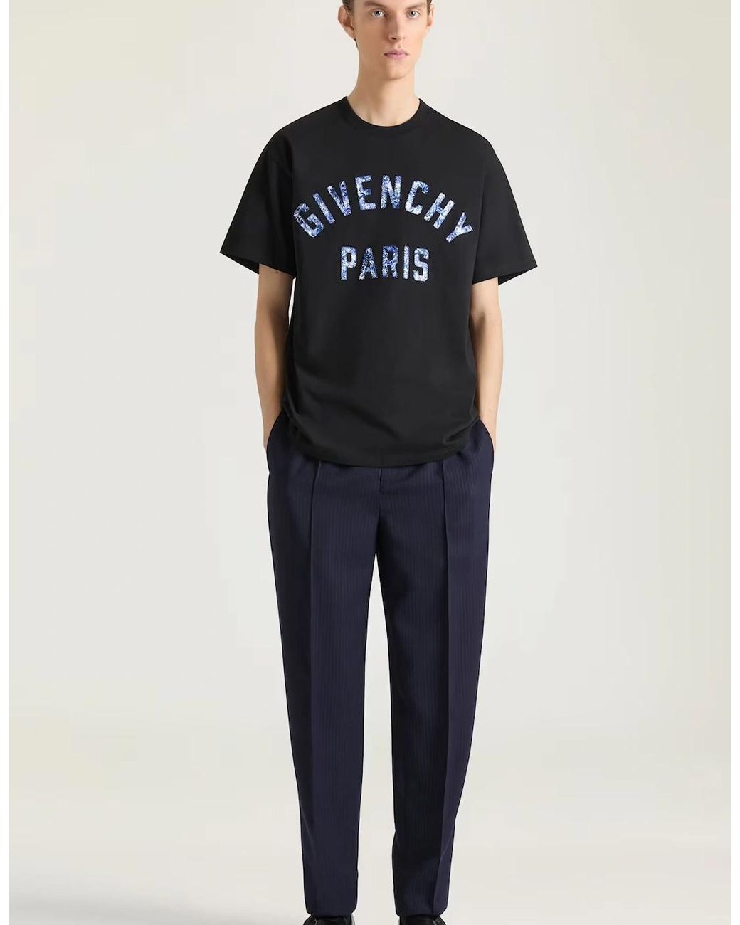 Givenchy Black Logo T-Shirt for men