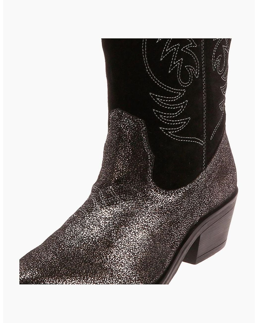 Osprey Black London The Louisiana Leather /Gunmetal Boots
