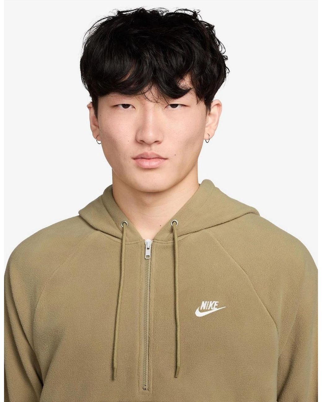 Nike Green Hooded Neck Raglan Sleeve Sweatshirt for men