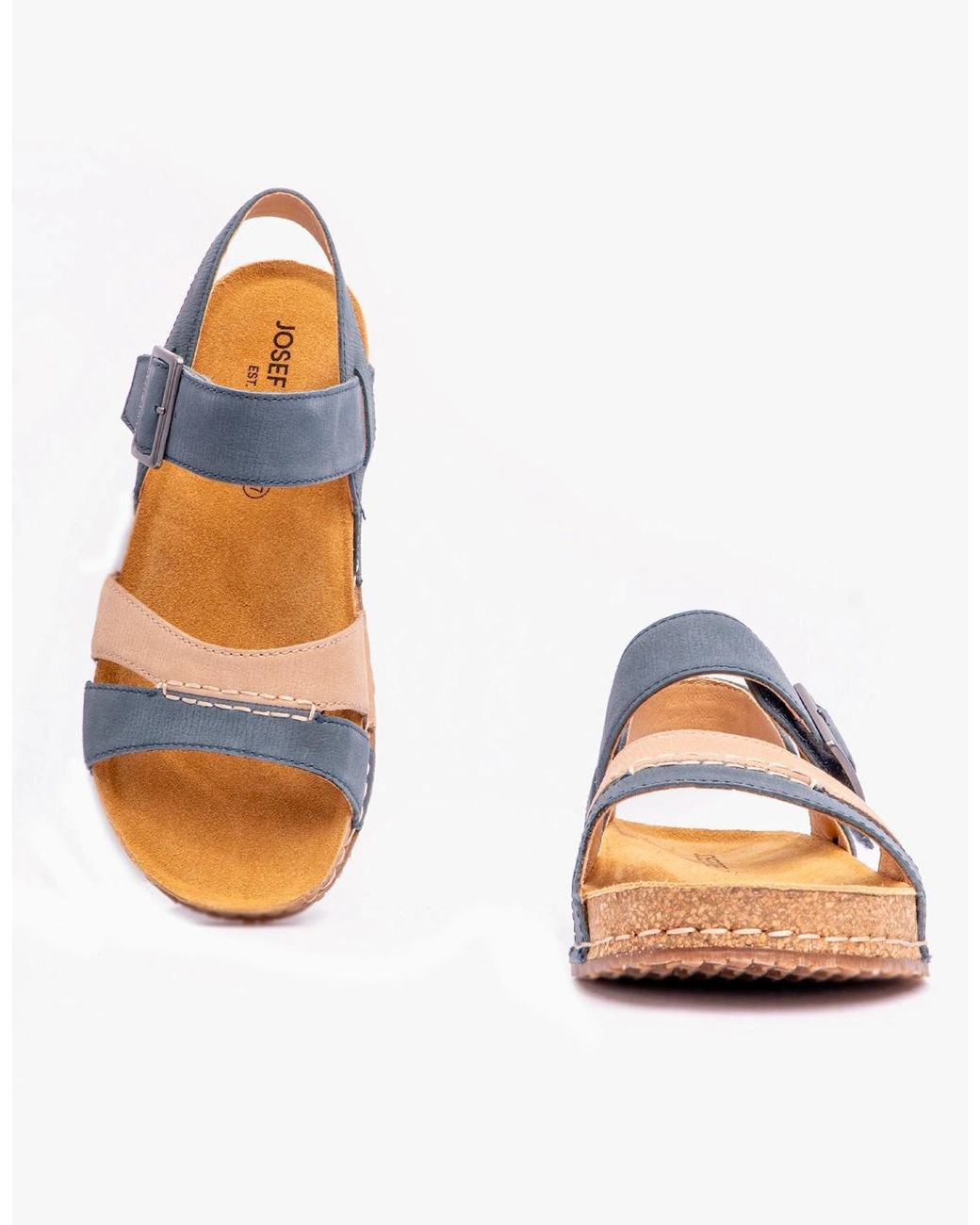 Josef Seibel Blue Hannah 01 Sandals Azur-Kombi