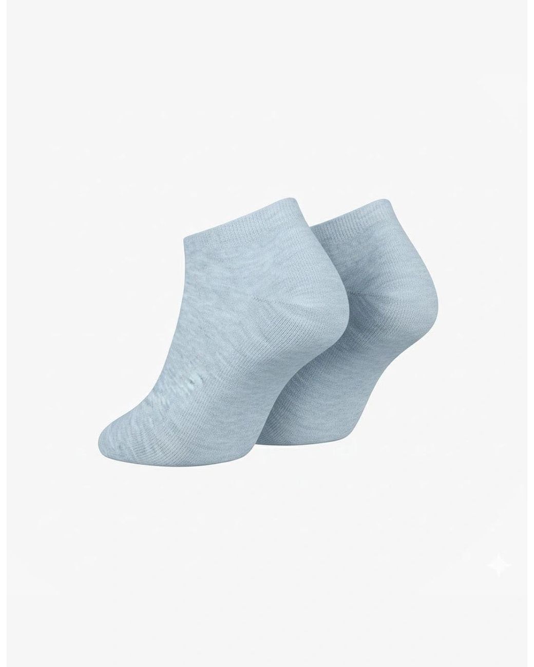 Tommy Hilfiger Blue 2 Pack Trainer Ankle Socks Light