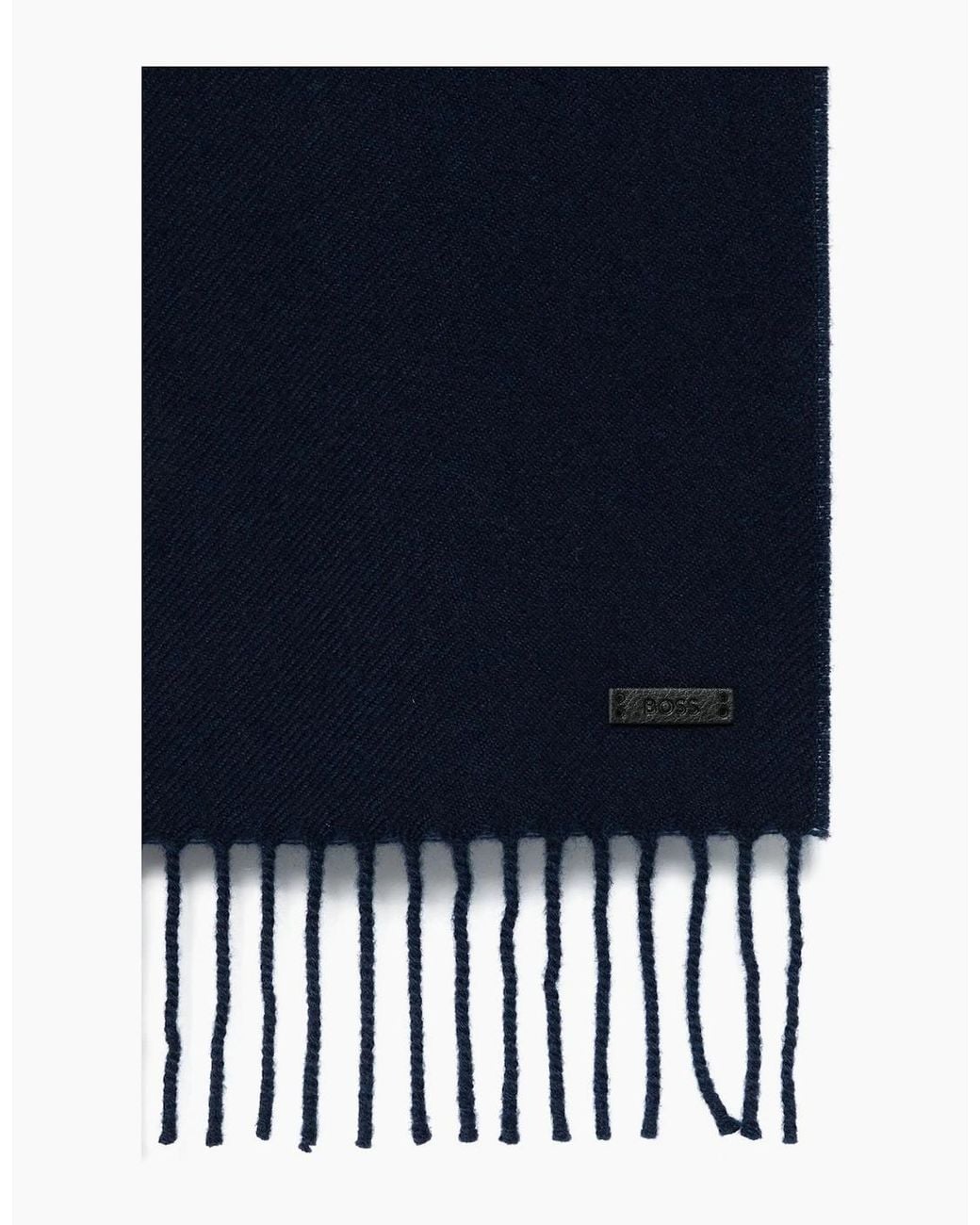 Boss Blue Naster 35 Scarf for men