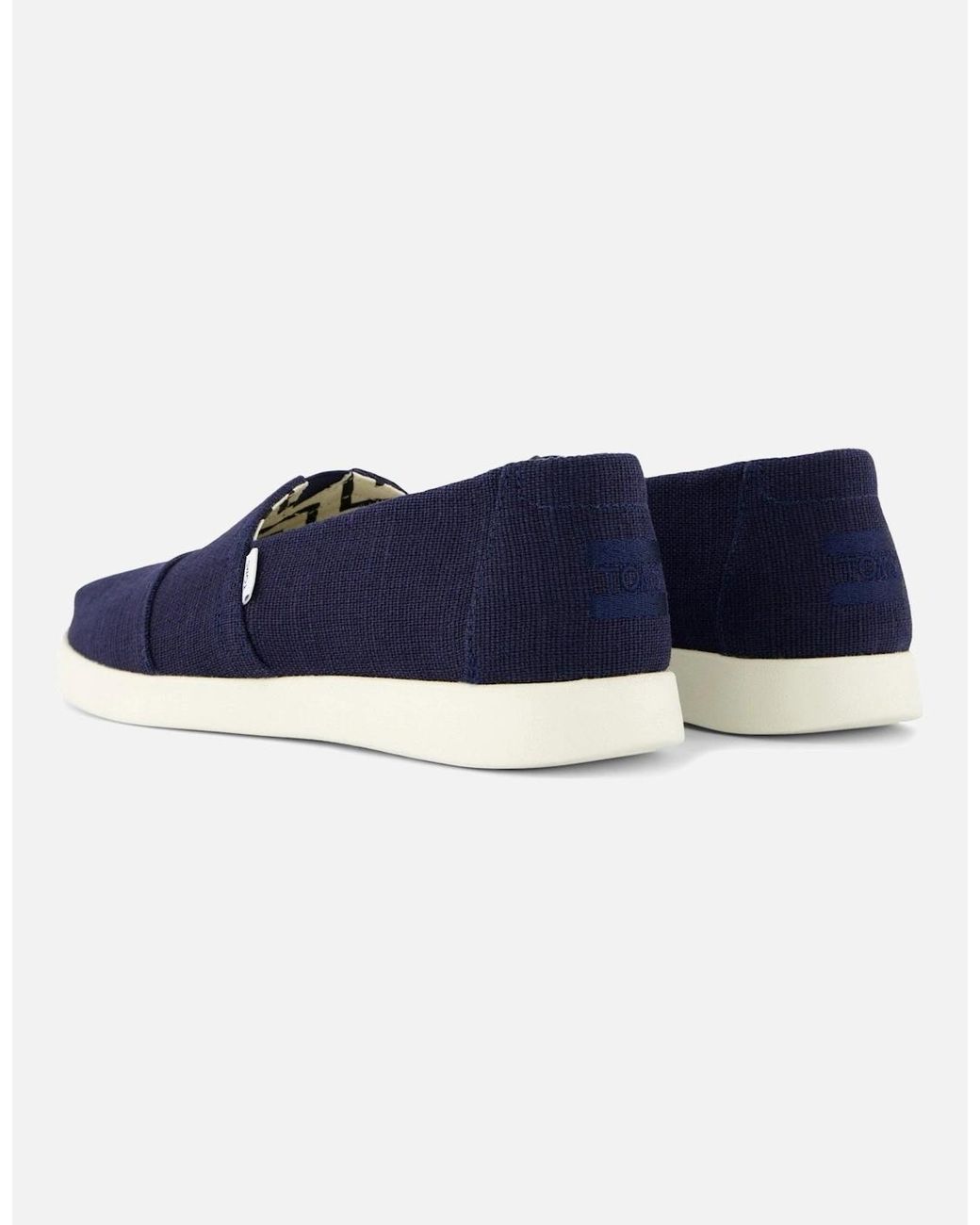 TOMS Blue Alpargata Plus Jute Espadrilles