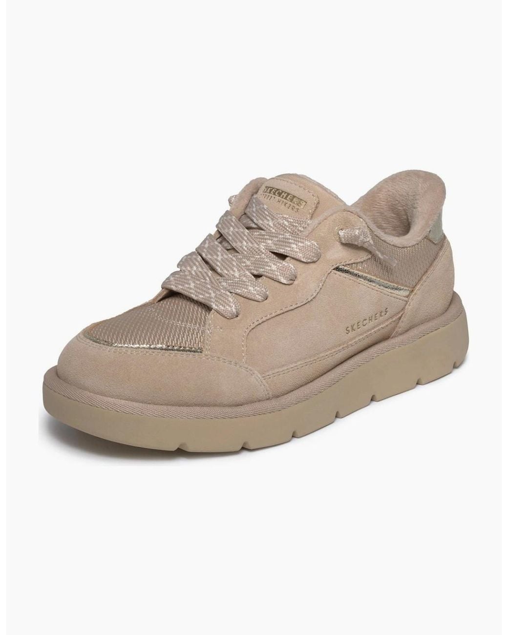 Skechers Brown Keepsakes Cozy Street Hiker Ez Trainers