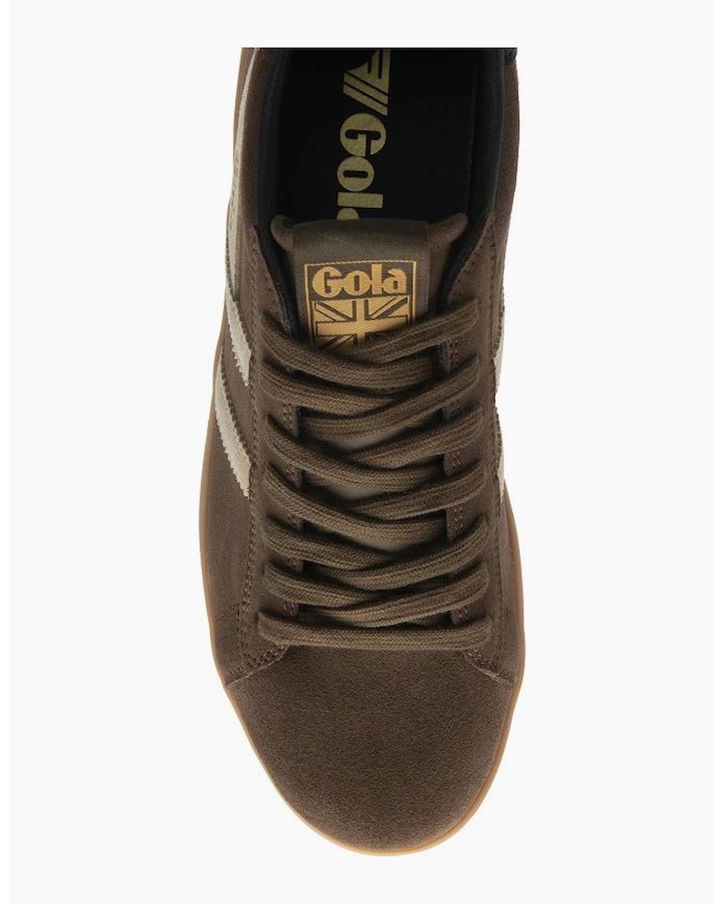 Gola Brown Equipe Ii Suede Trainers for men