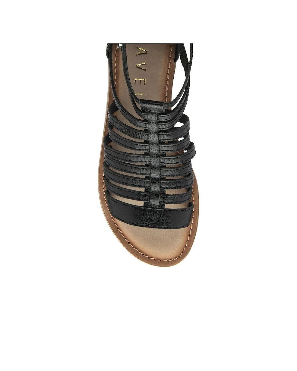 Ravel Black Etton Gladiator Sandals