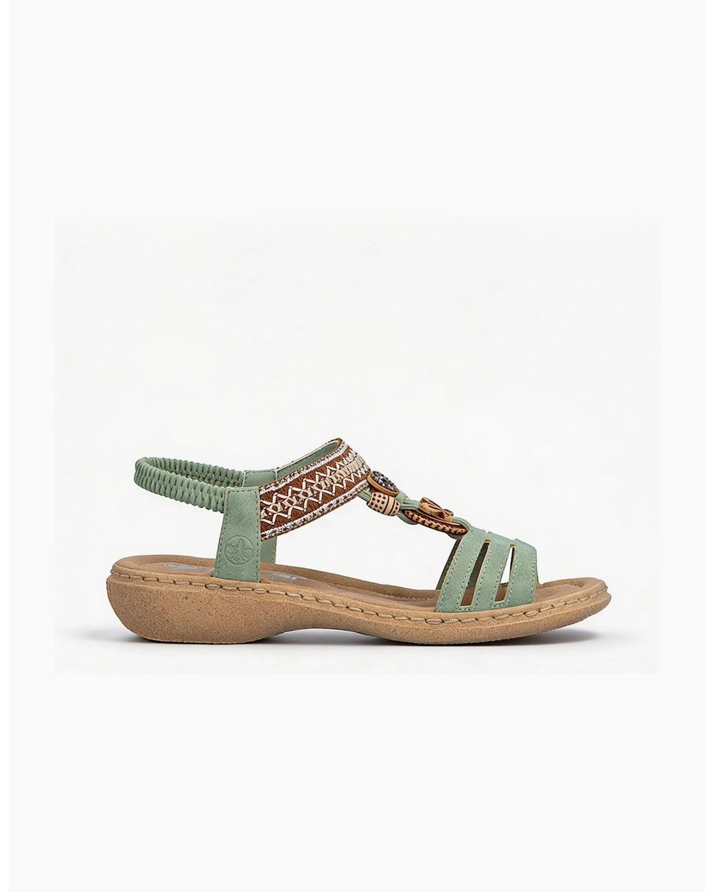 Rieker Metallic 61855 Slingback Sandals