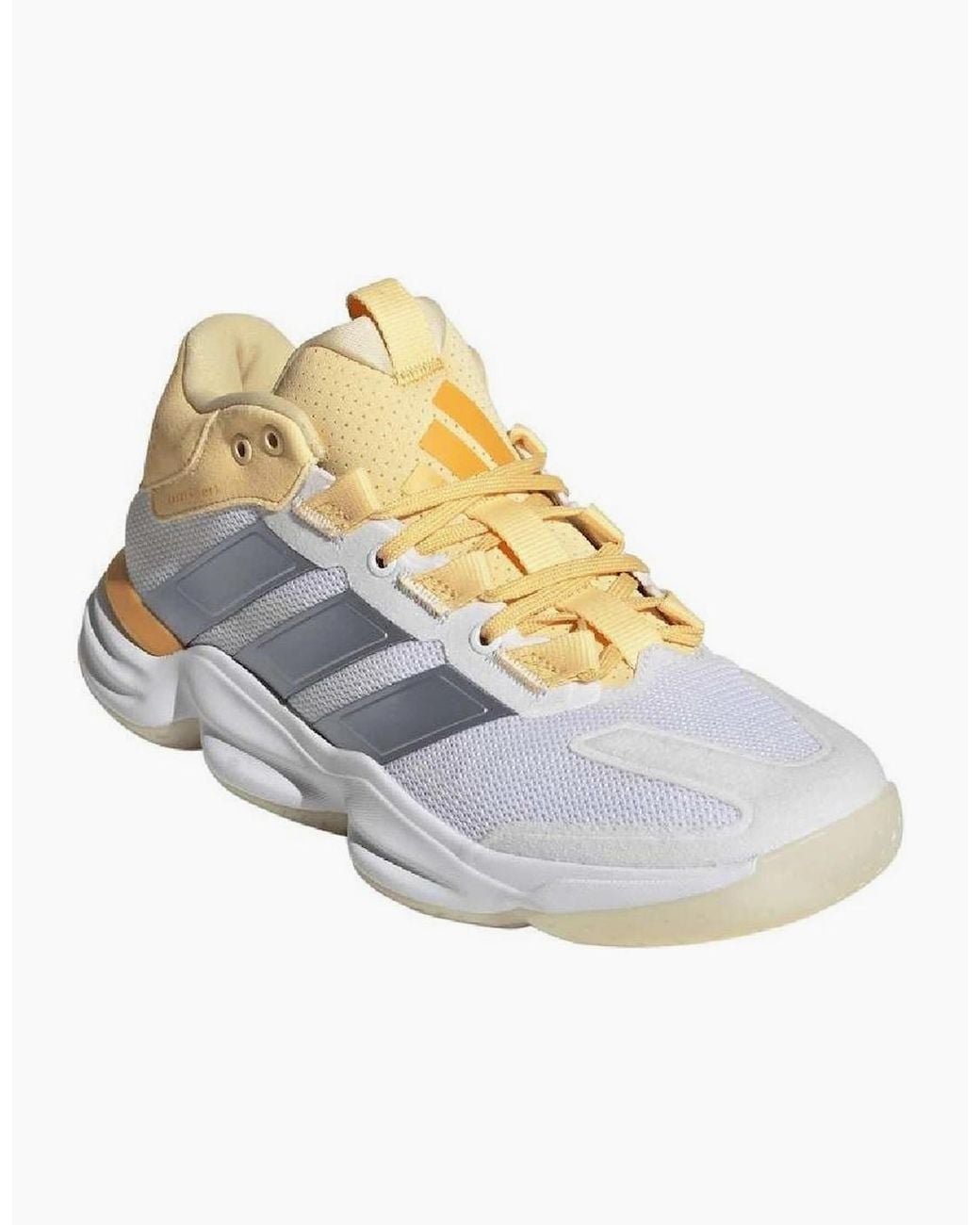 Adidas White Court Stabil Indoor Shoes