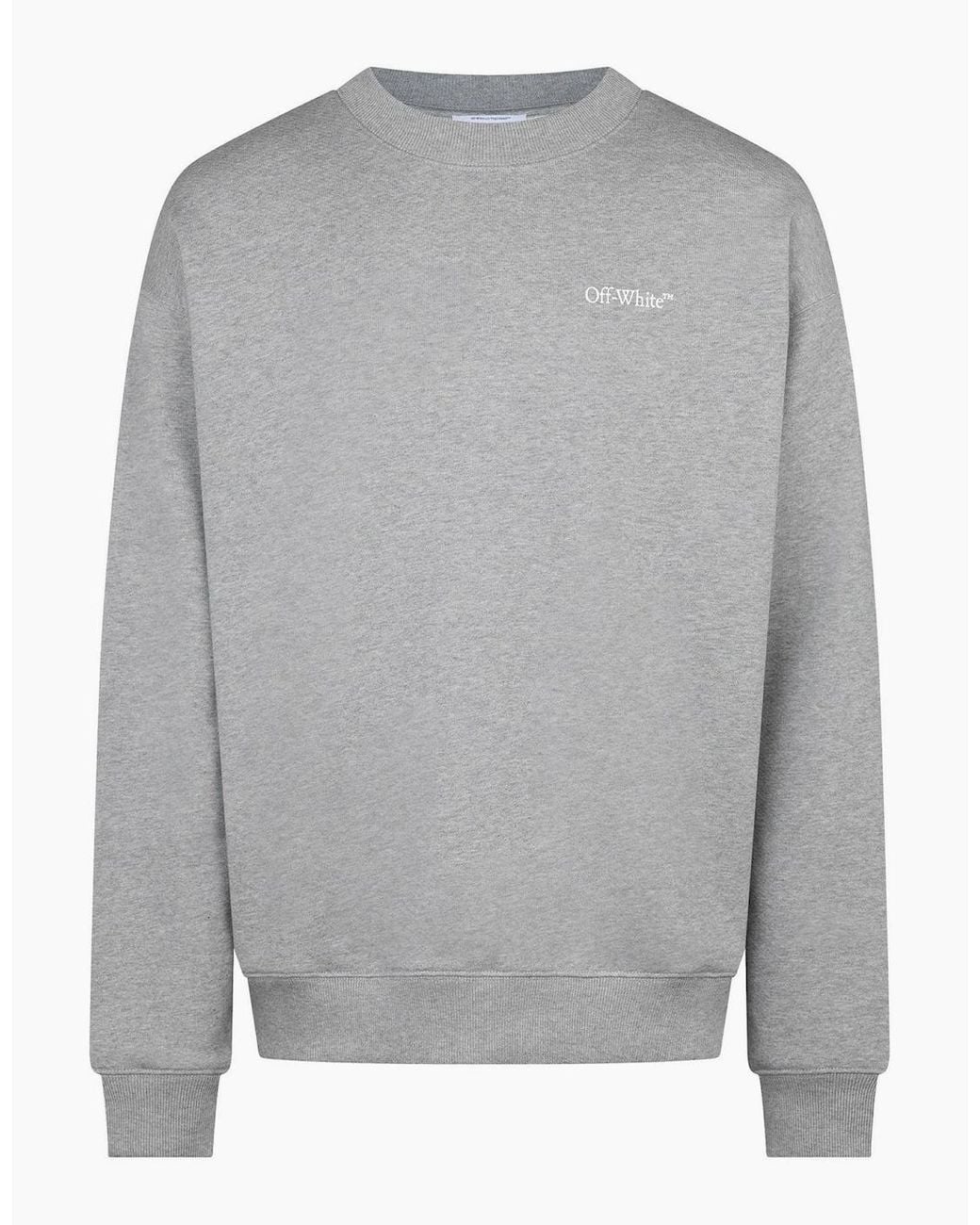 Off-White c/o Virgil Abloh Gray Off Tape Arrow Sweatshirt