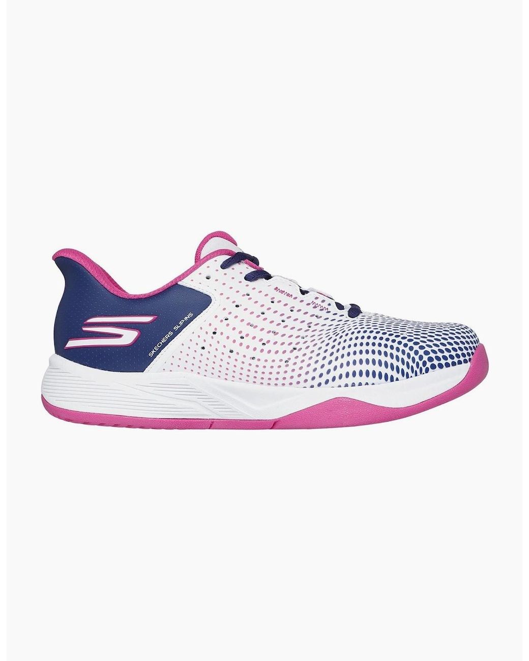 Skechers Blue Slip-Ins Relaxed Fit Viper Court Reload Trainers