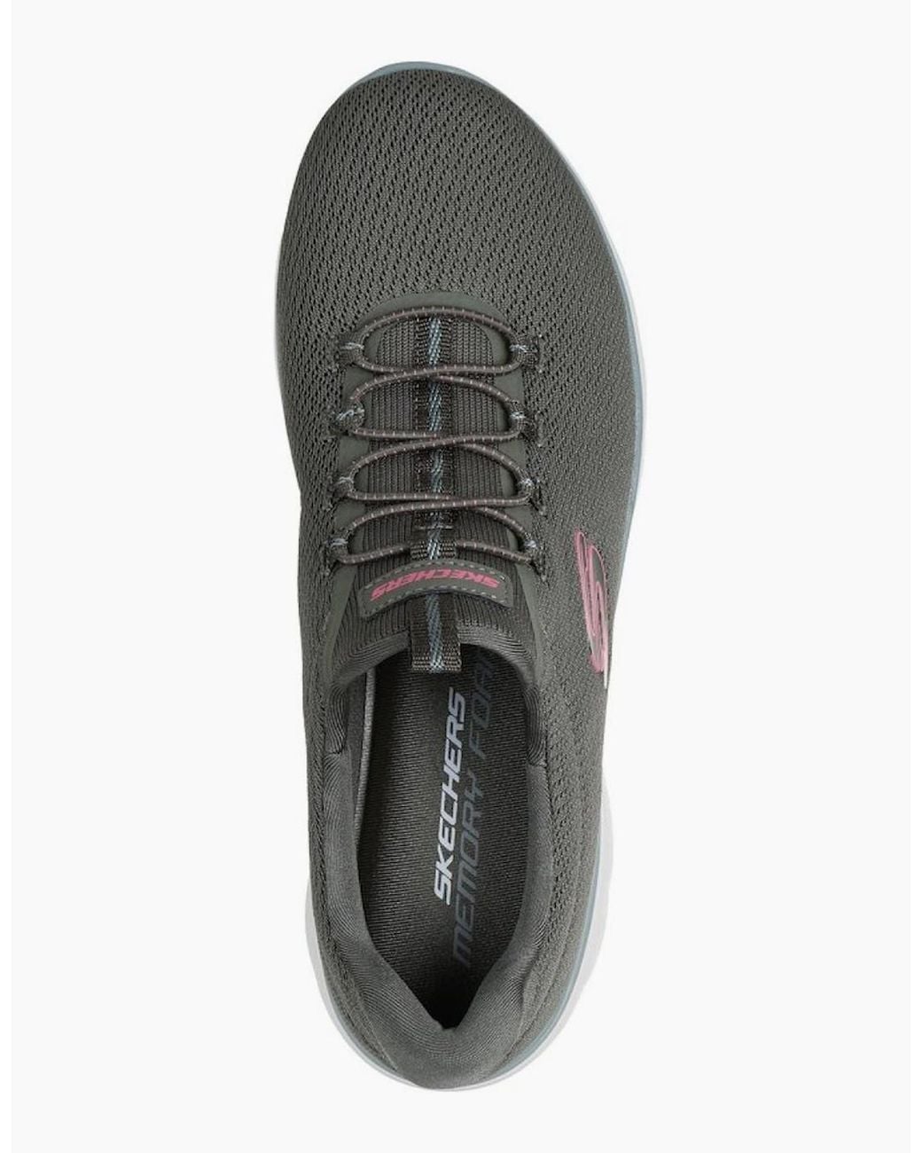 Skechers Gray Summits Summer Blush Trainers