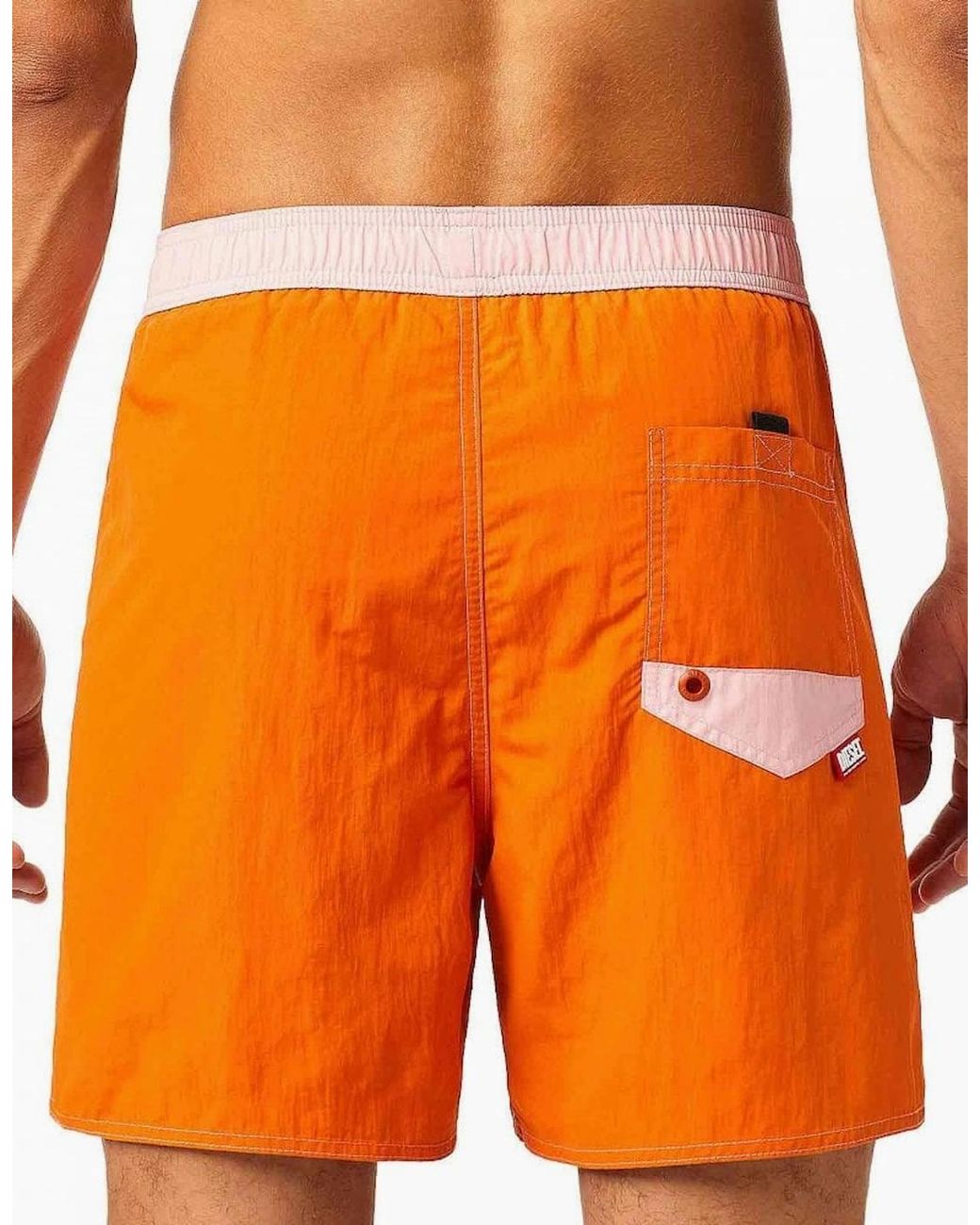 DIESEL Orange Bmbx Wave Swim Short for men