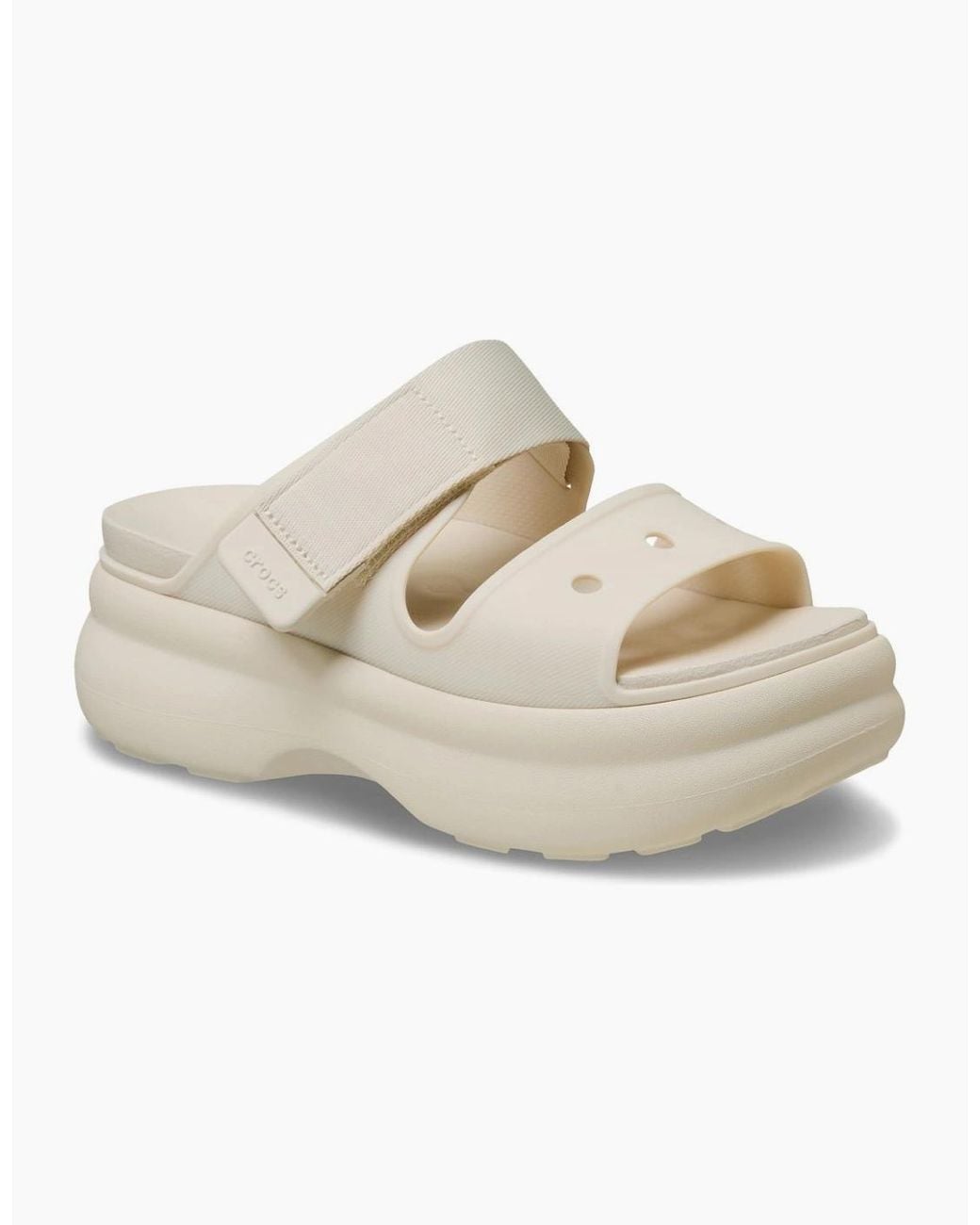 CROCSTM White Soho Two Strap Eva Frappe Sandals