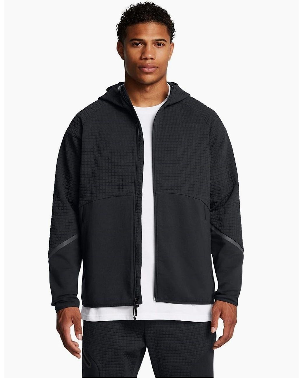 Under Armour Blue Unstoppable Zip Hoodie for men