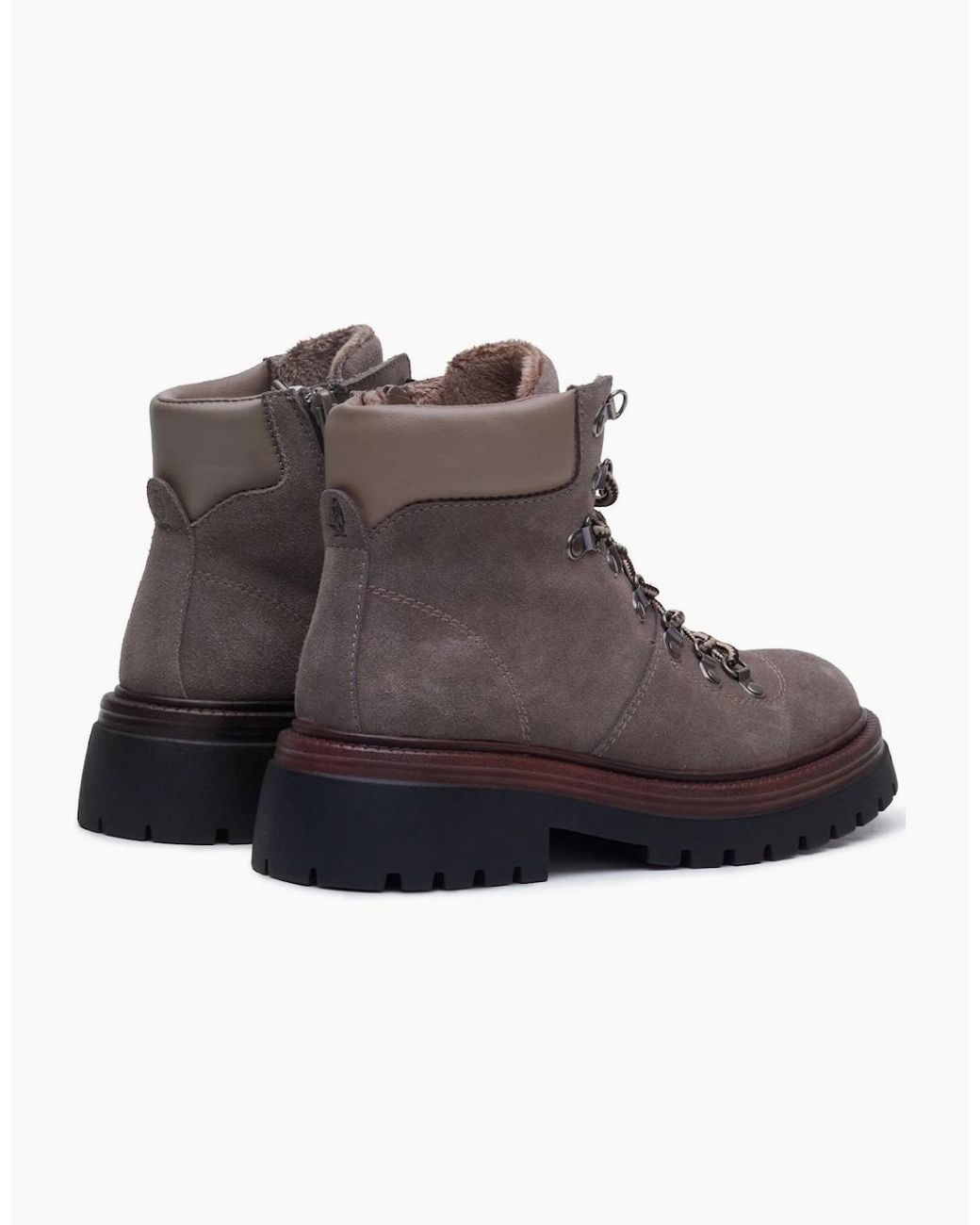 Hush Puppies Brown Robyn Hiker Ankle Boots