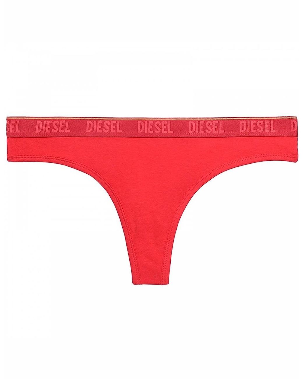 DIESEL Red Ufst Starsy 3-Pack Thong