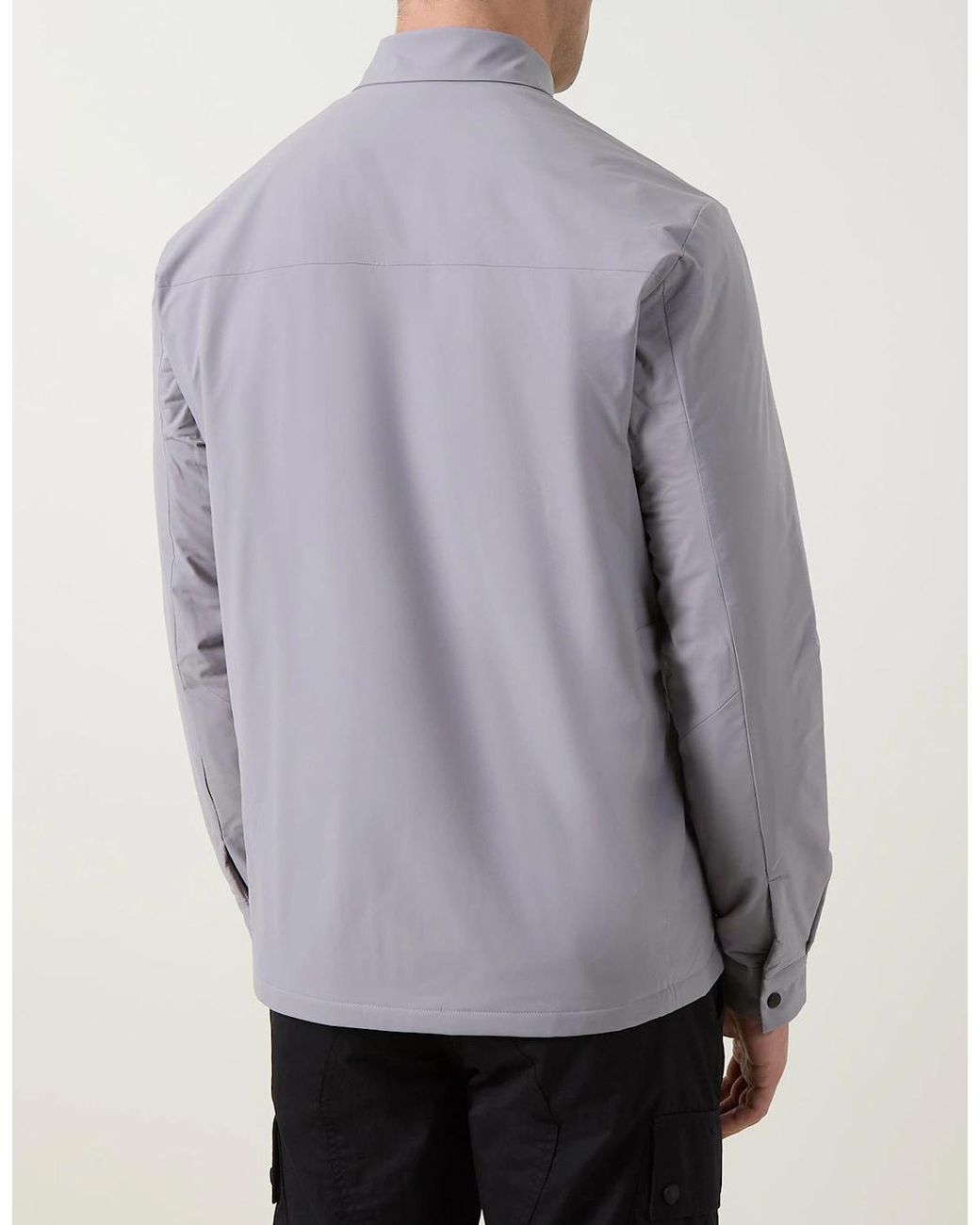 Boss Gray Boss Tour Overshirt Open