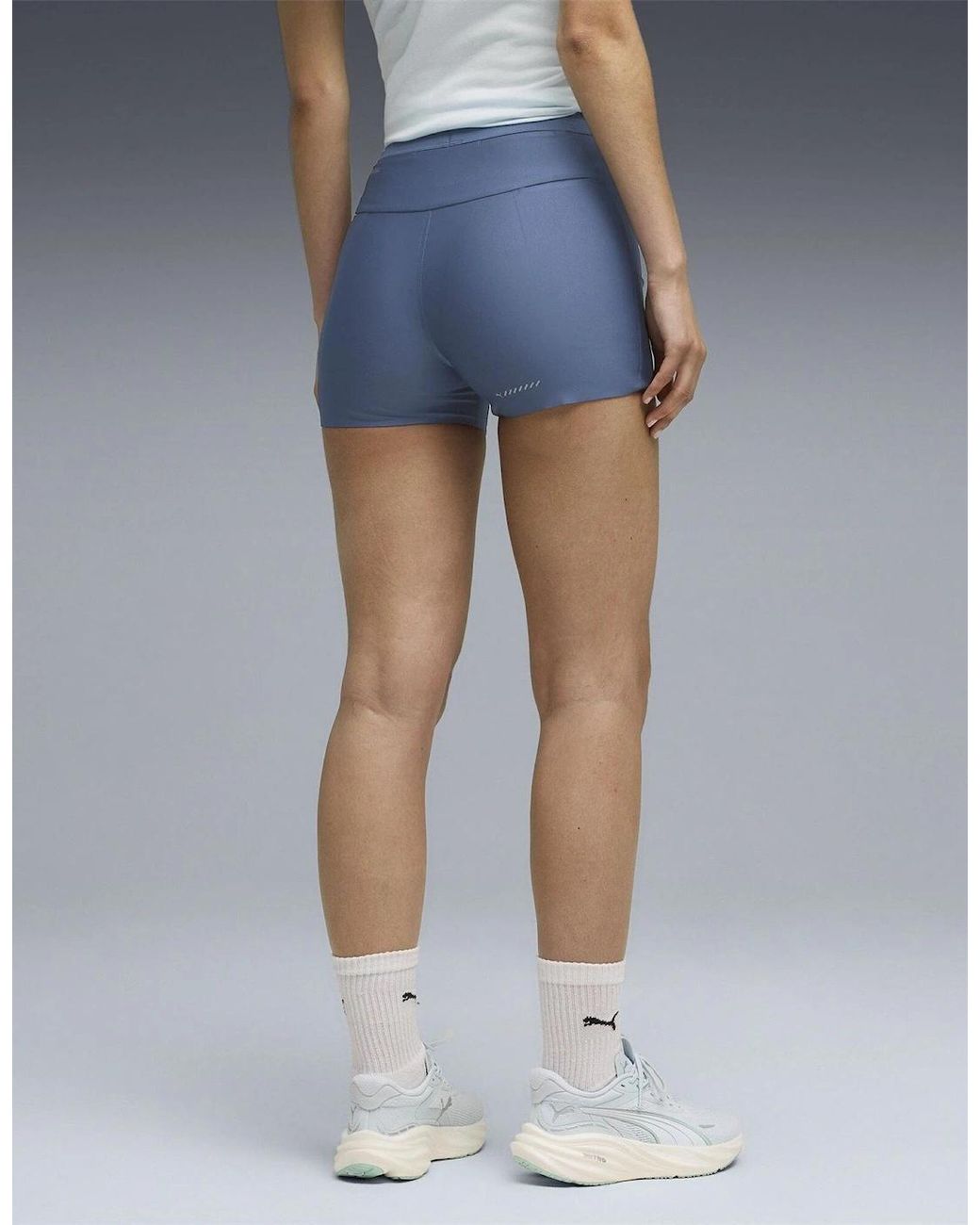 PUMA Blue Raceday Ultraform 3" Short Tight Performance Running Shorts