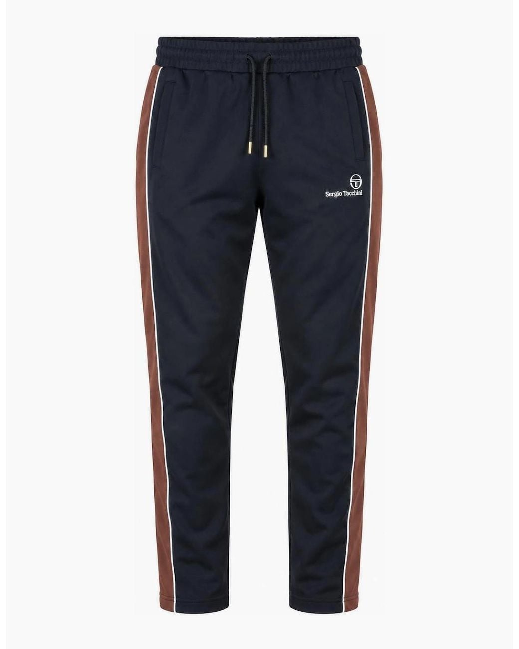 Sergio Tacchini Blue Spiga Track Pant Joggers/Potting Soil/Gardenia for men