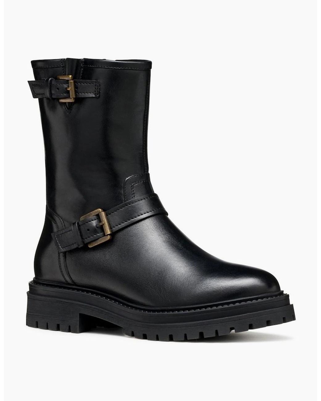 Geox Black D Iridea D Leather Boots