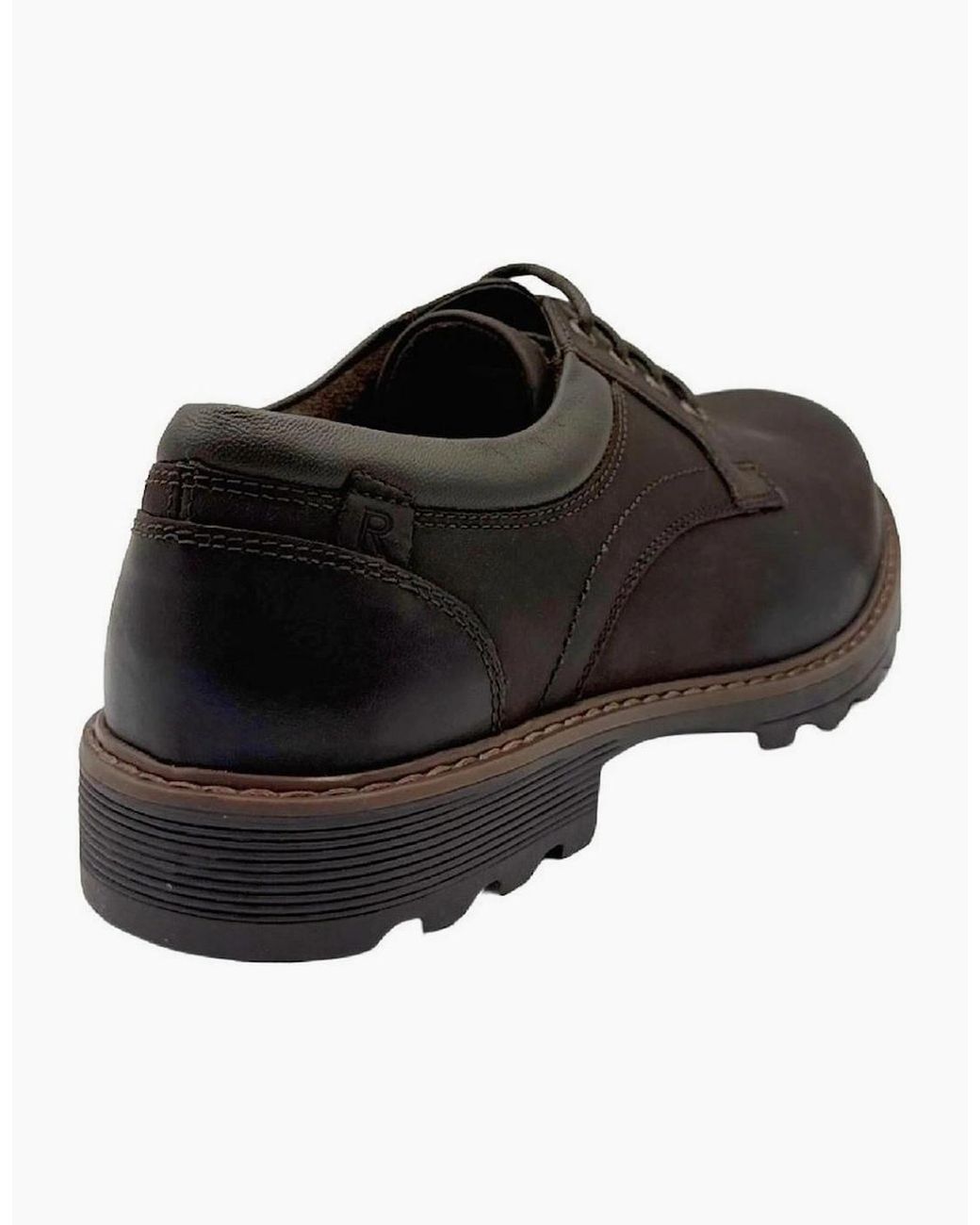 Rockport Black Marshall Plain Toe Derby Shoes for men