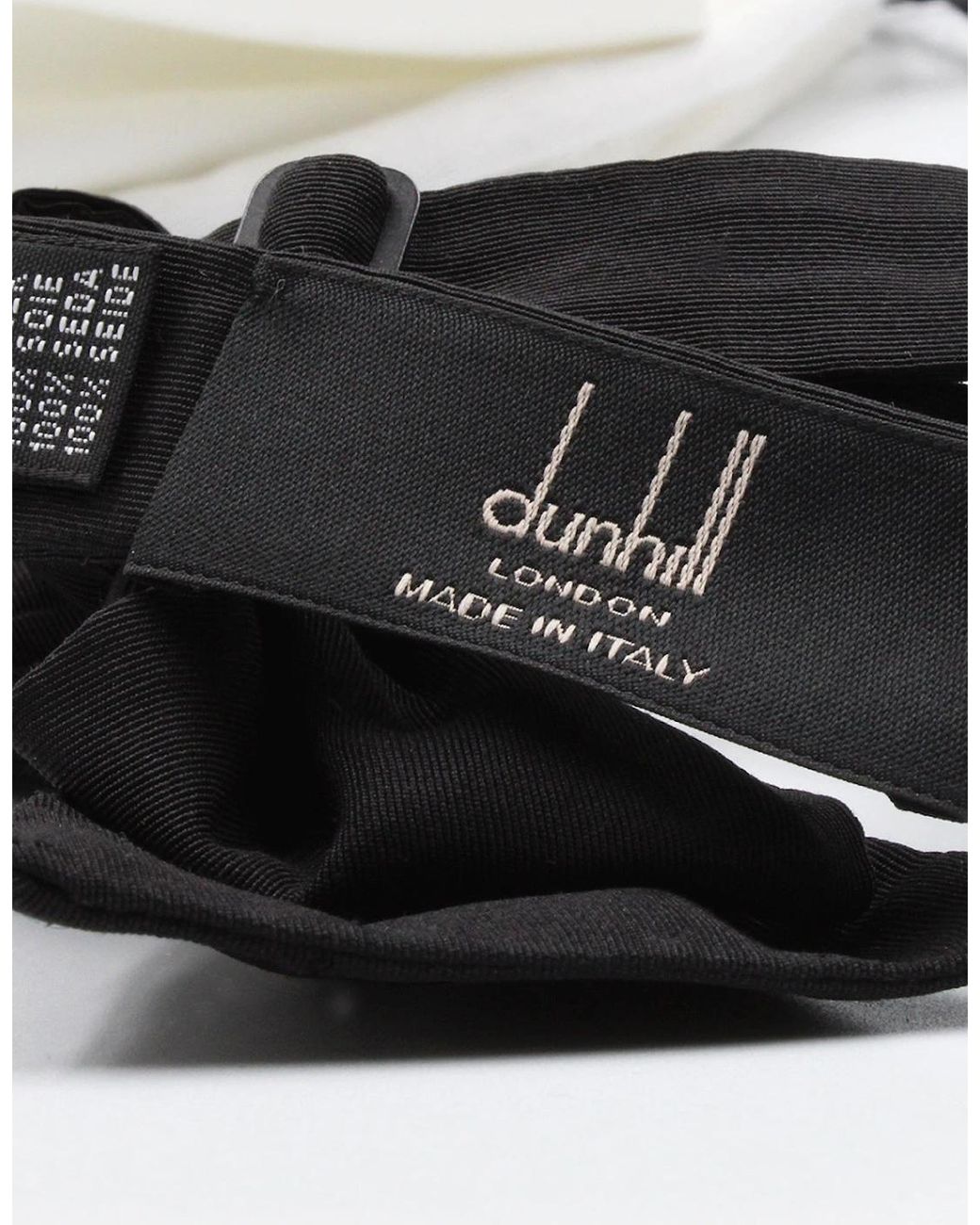 Dunhill Black Bow Tie for men