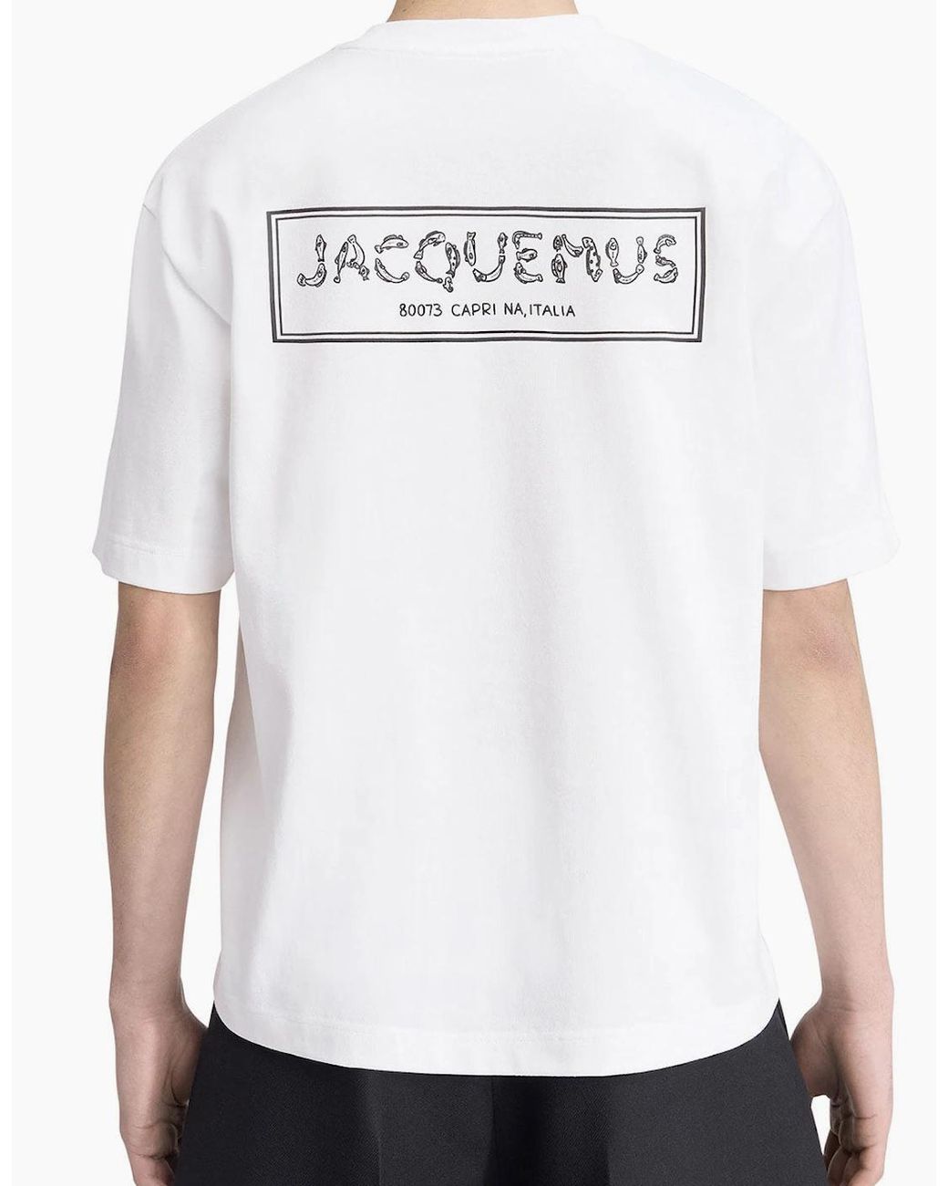 Jacquemus White Oversized The Merù T-Shirt for men
