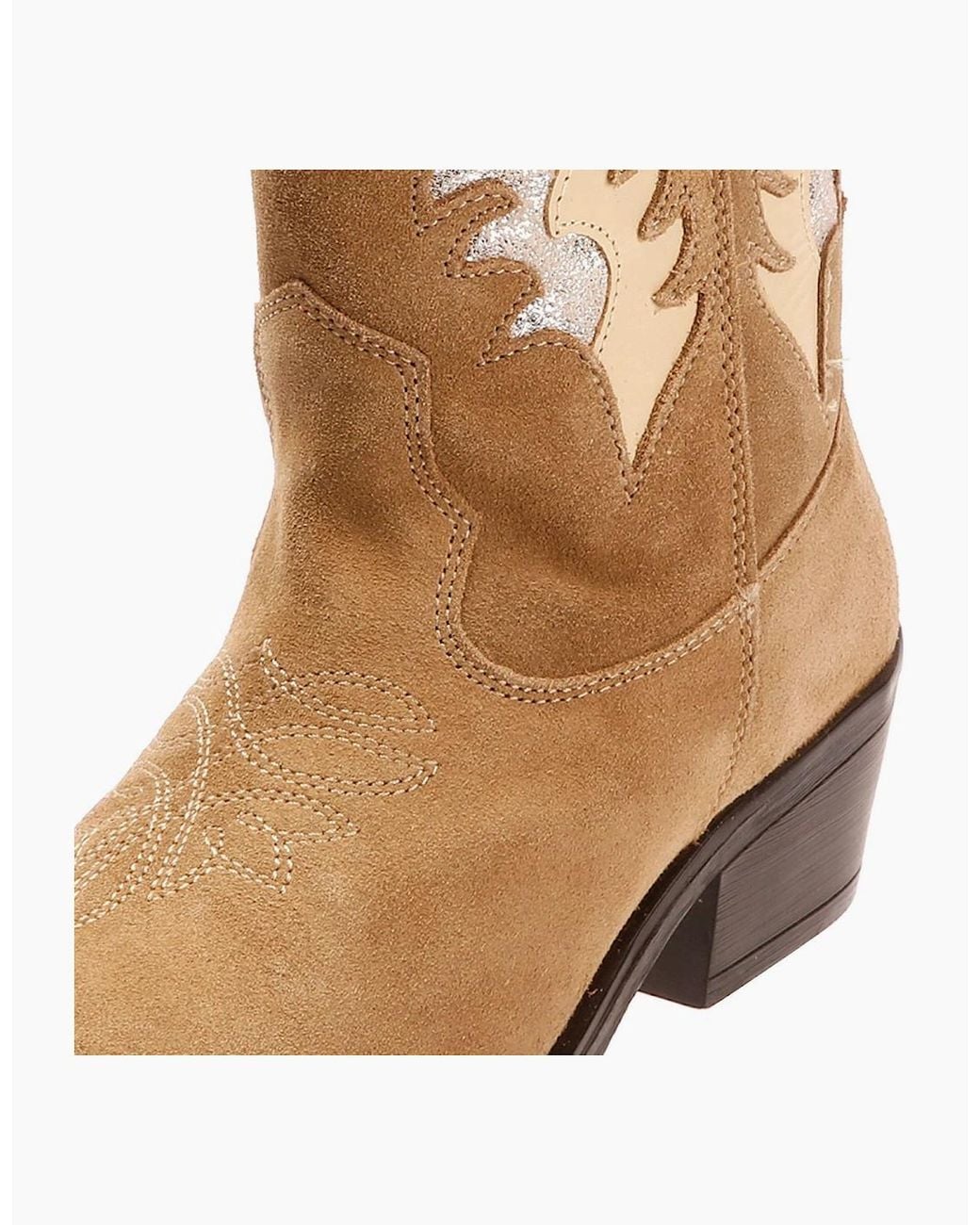 Osprey Brown London The Louisville Leather/Suede Mushroom Boots