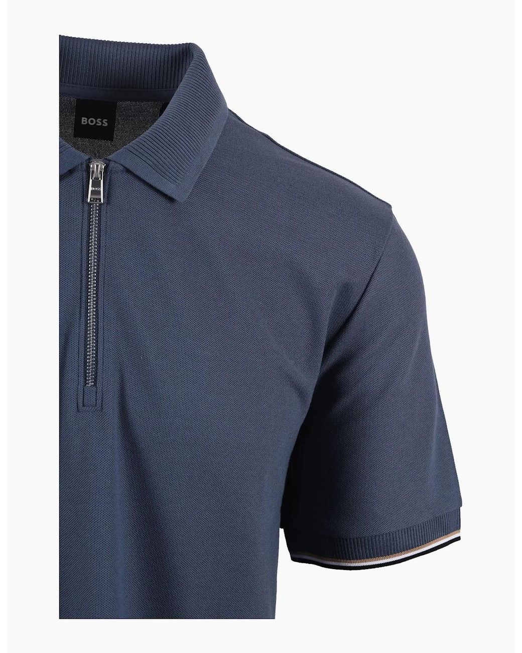 Boss Blue Boss Boss C-Pei 04 Polo Shirt Open for men
