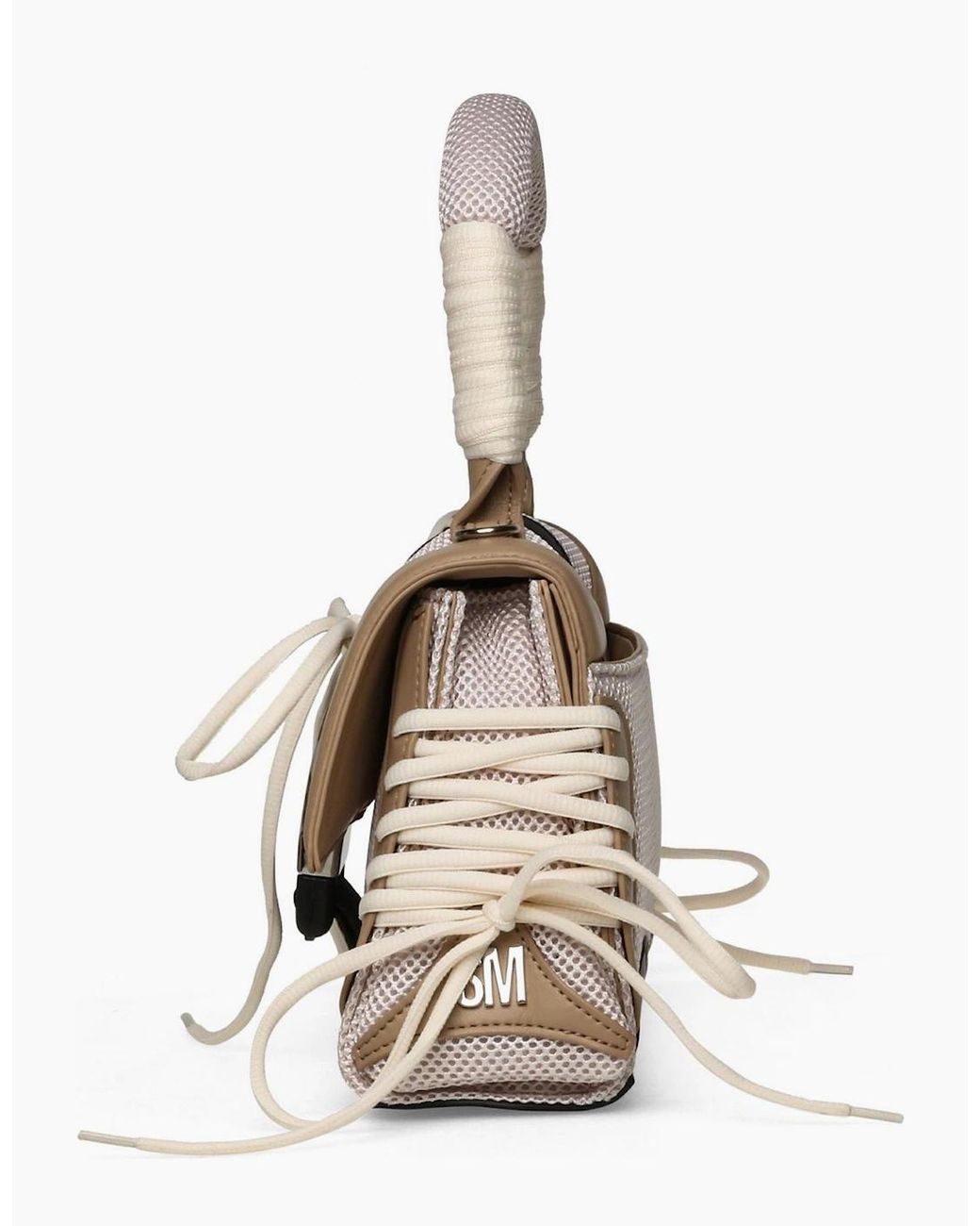 Steve Madden White Bdiego Tote Textured With-Tone Hardware