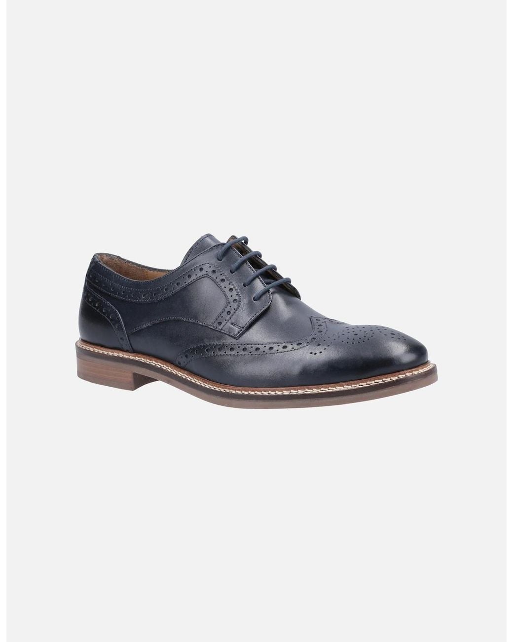 Hush Puppies Blue Bryson Lace Shoes for men