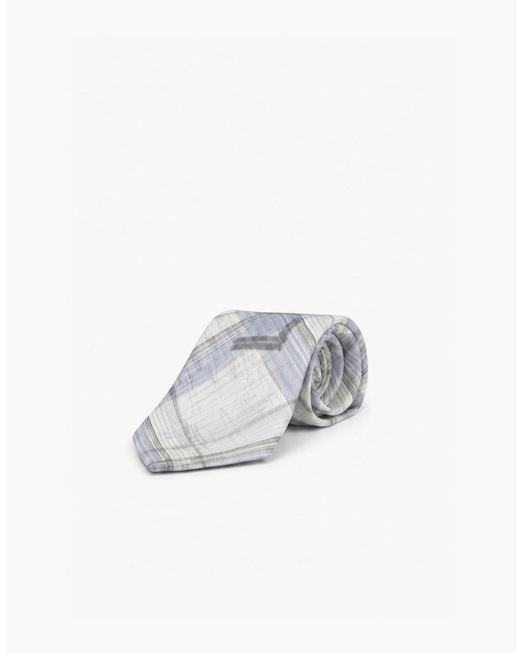 Vivienne Westwood White Check Orb Plaid Tie for men